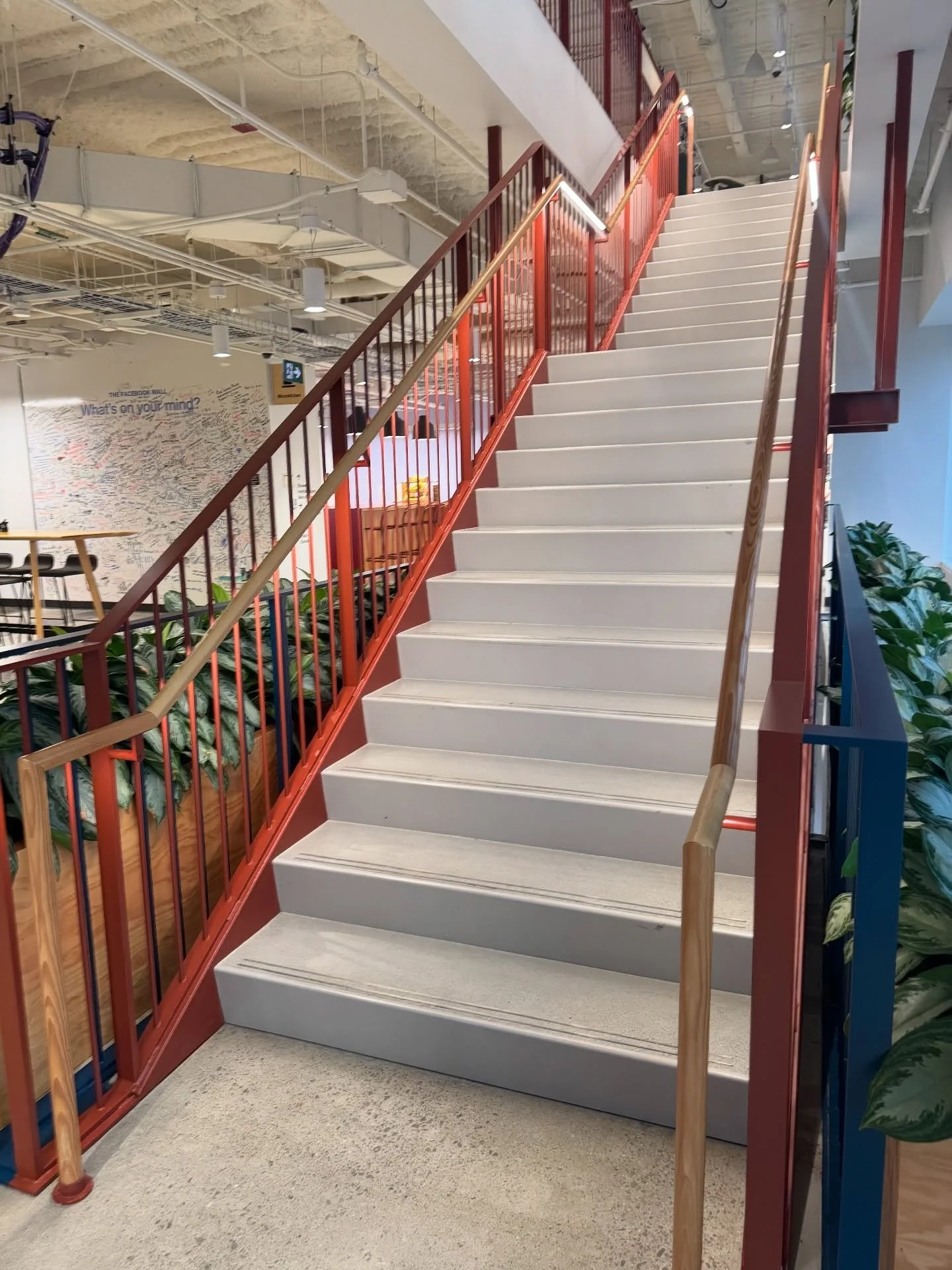 Another standout feature staircase built for META in downtown Toronto, incorporating a clean floating landing into the multilevel design. Swipe to see the progress on this build! 
&bull;
From the structural framework to the ornamental detailing, Uniq