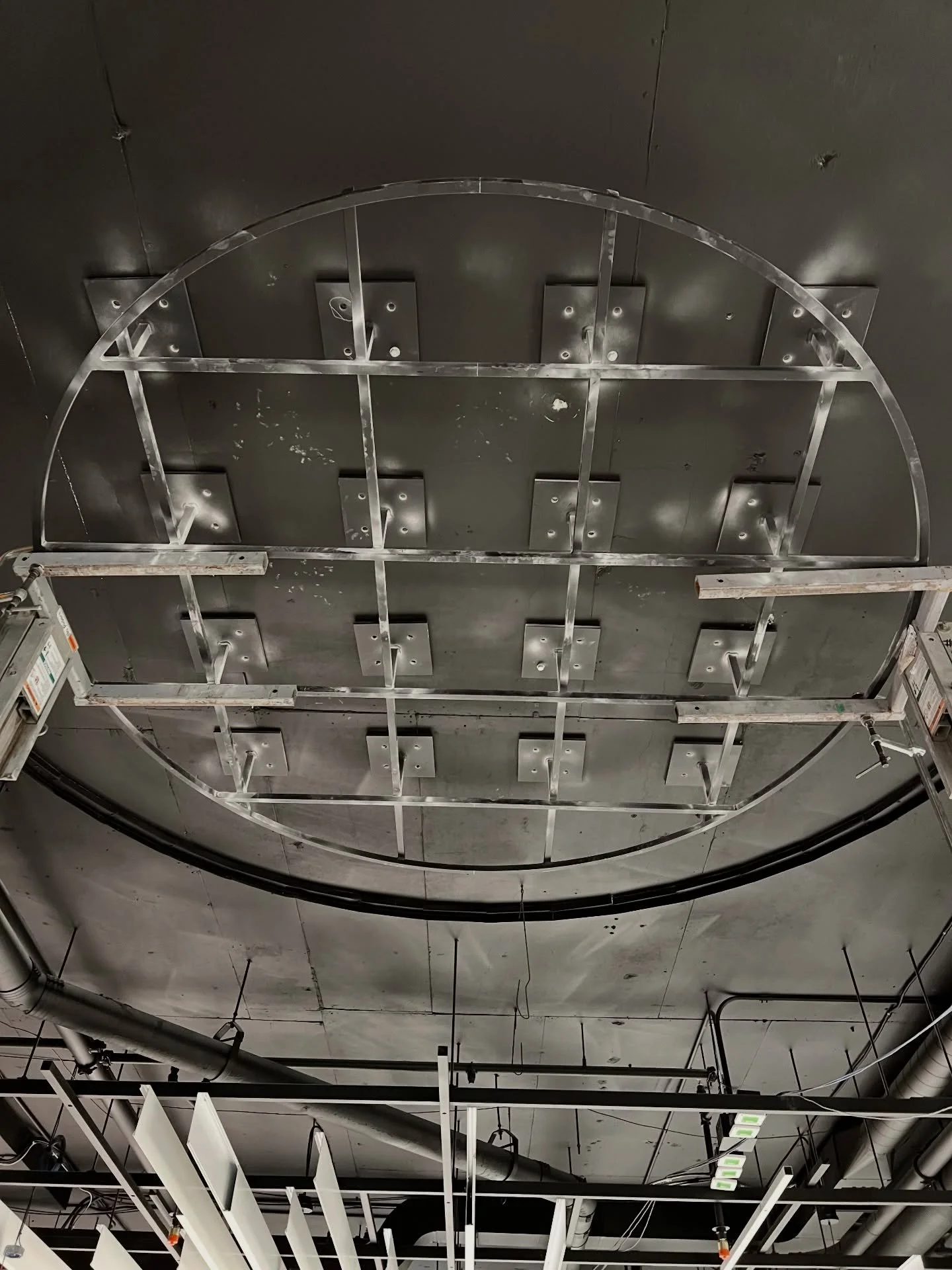 Precision, strength, and skill&mdash;on full display at Holt Renfrew Bloor St. 
&bull;
The UCMF team  installed overhead planter supports and change room frames, navigating the challenge of heavy, awkward steel through a pre-existing building. Every 