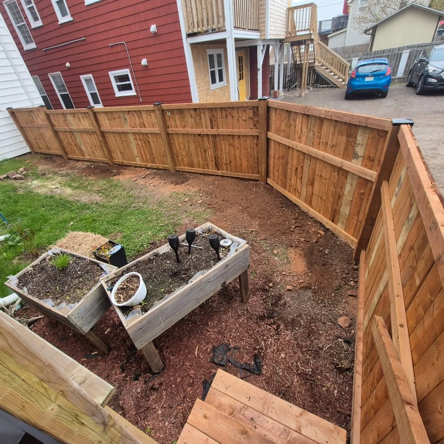 Added some much needed privacy to this backyard in Downtown Charlottetown. DM or call, today to discuss your project! #fence #deck #carpenter #fencebuilder #contractor
