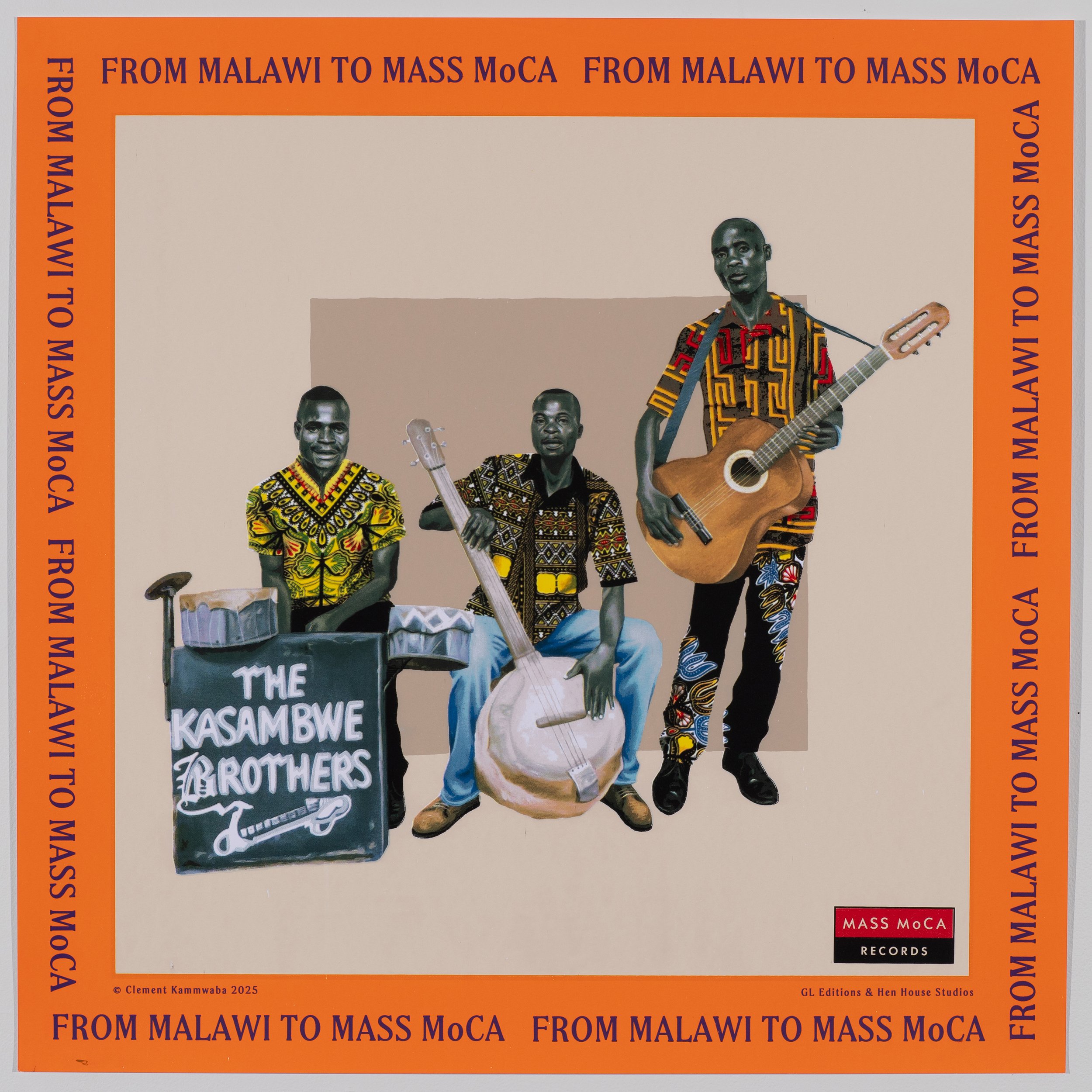 The Kasambwe Brothers Limited Edition Silkscreen Poster