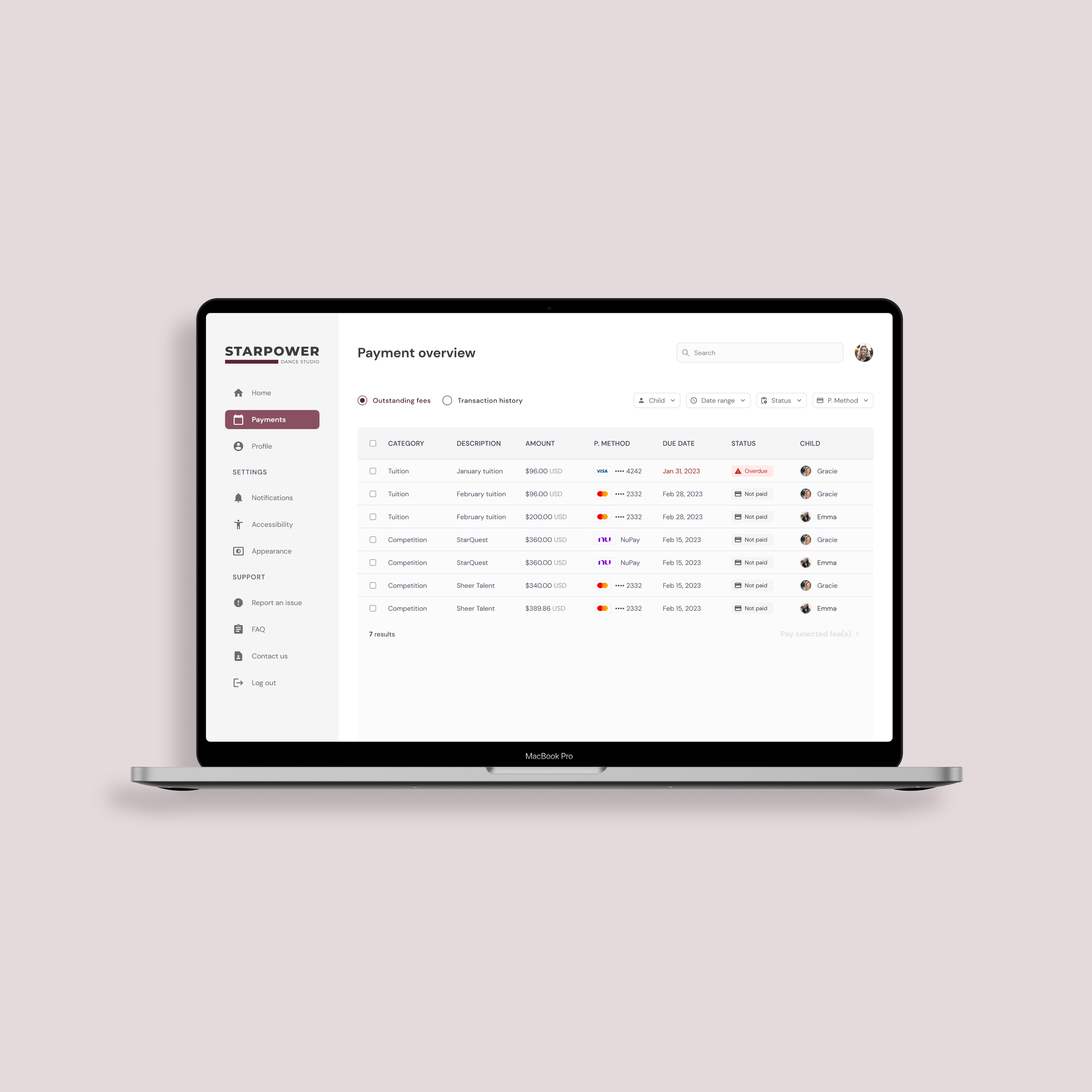 Starpower Dance Studio: Website