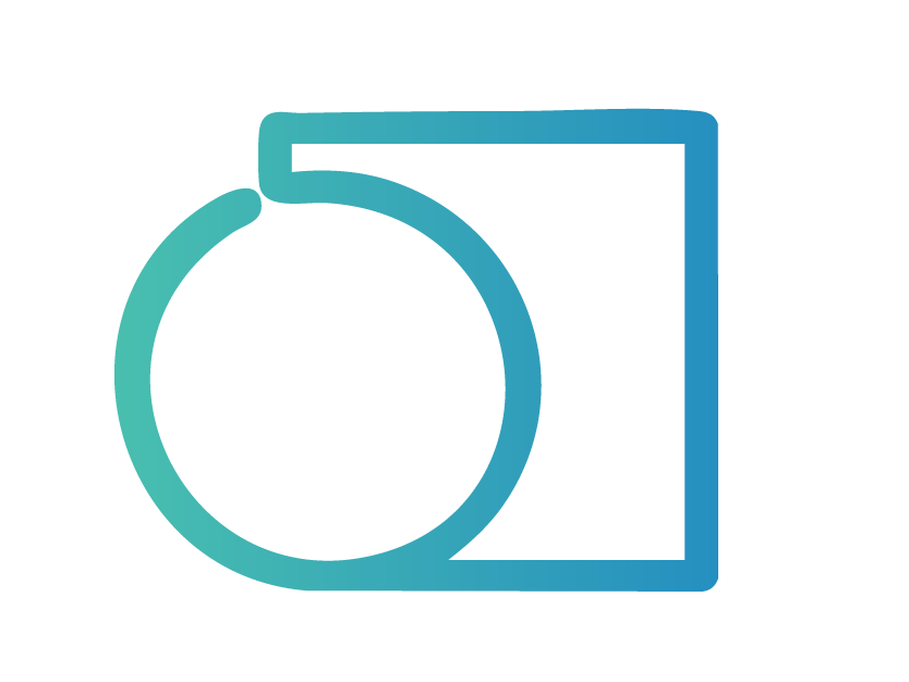 Icon of a documentation or file with a blue and green color scheme