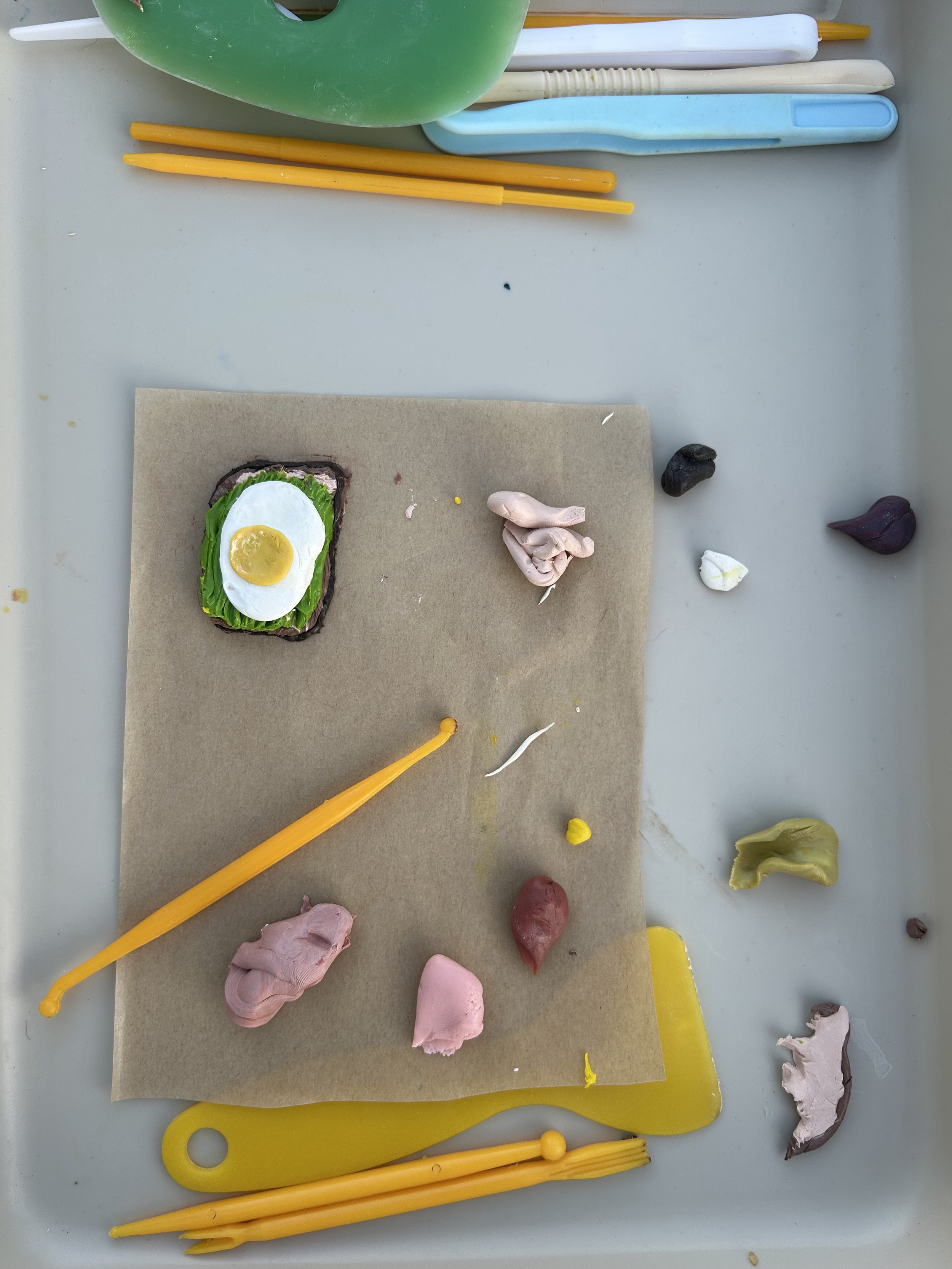 Hazelnut Helpers Art Cart