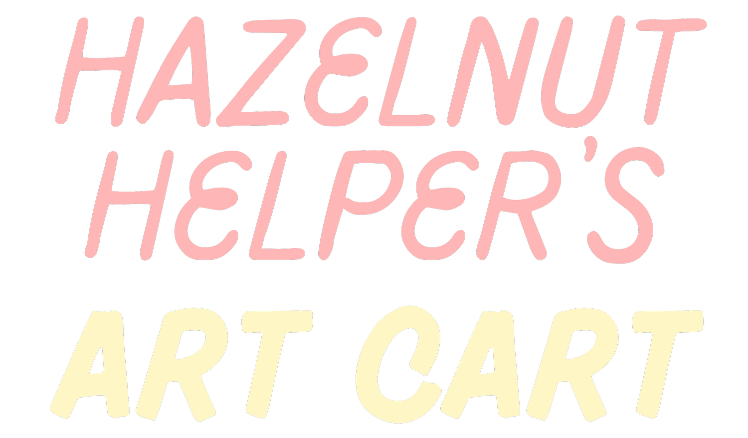 Hazelnut Helper's Art Cart