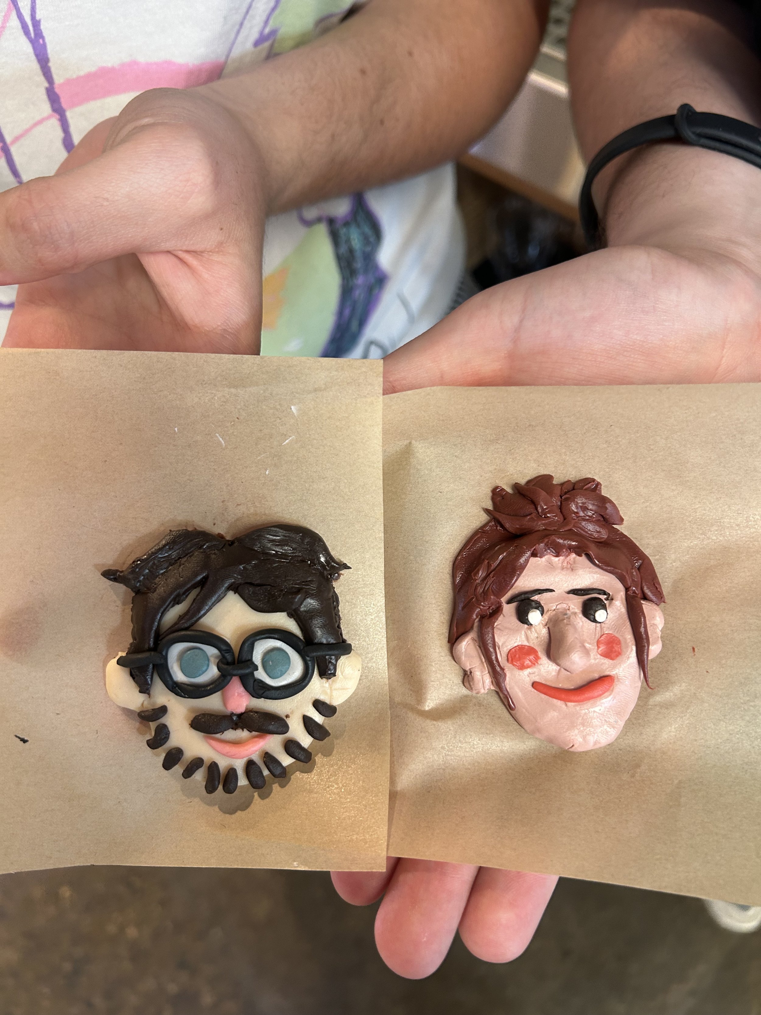 Hazelnut Helpers Art Cart