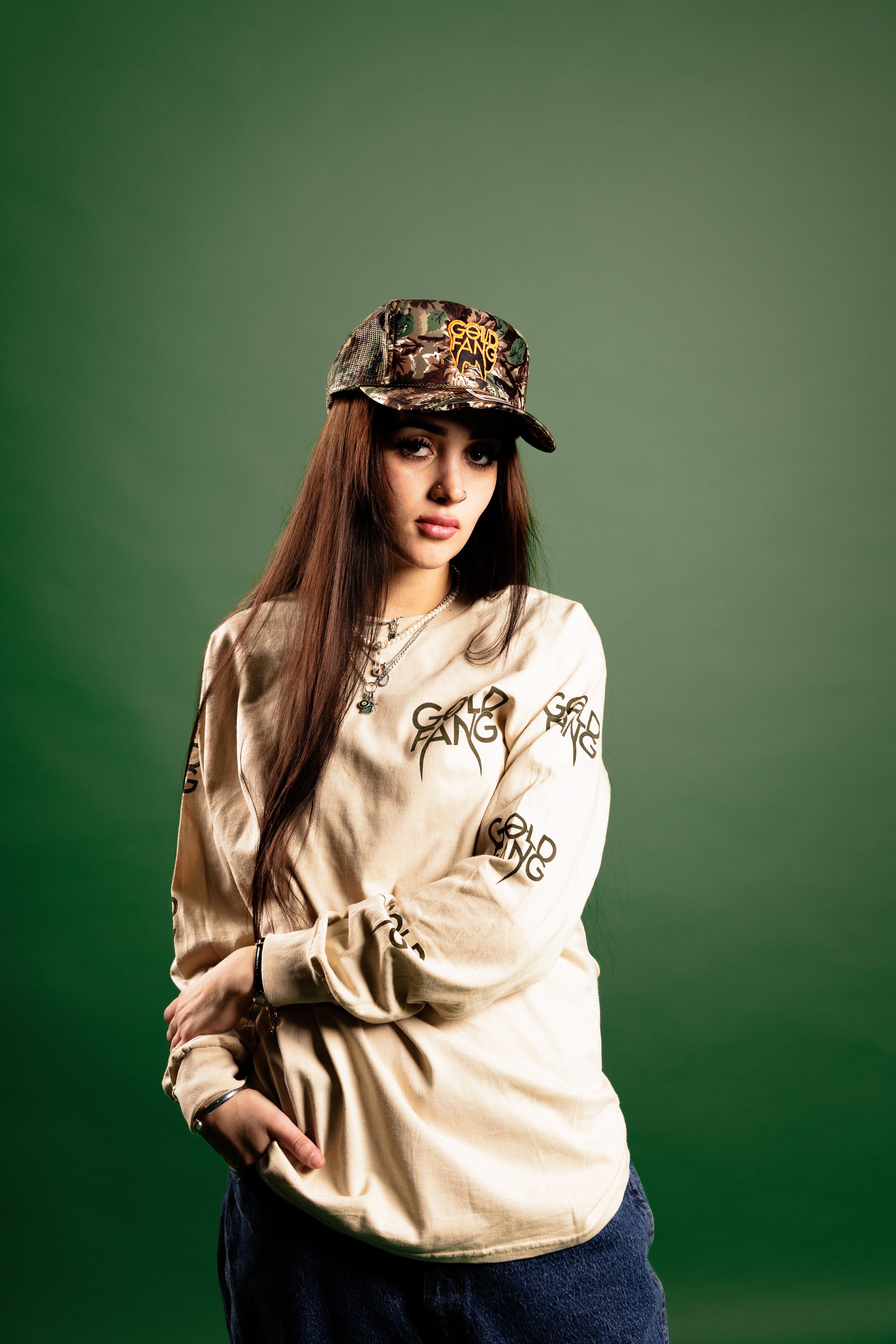 Gold Fang Long Sleeve Tee