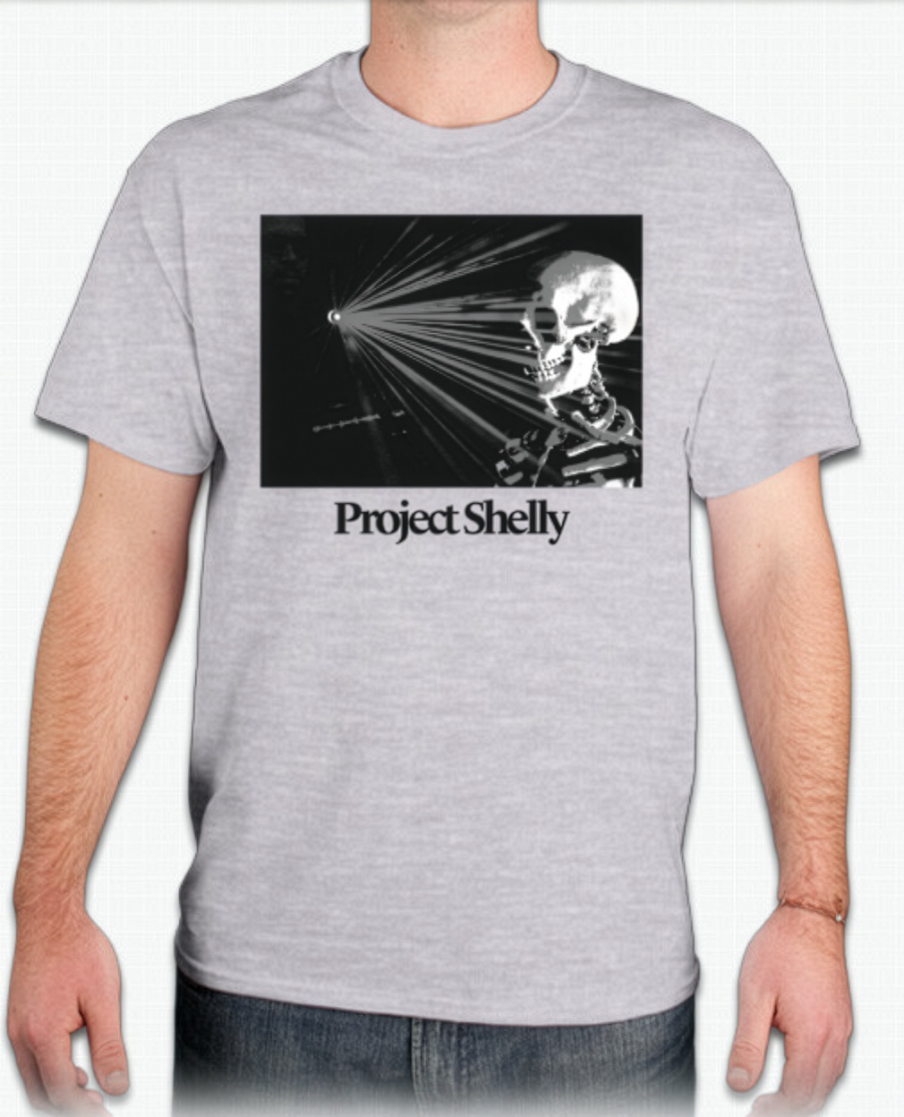 Skeleton Scan T Shirt