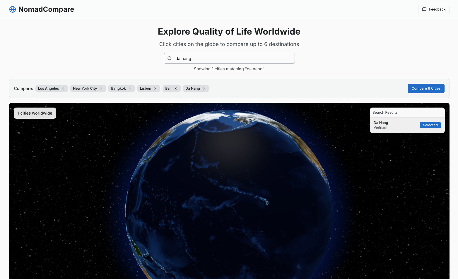 A digital globe centered on the Pacific Ocean showing Asia and Australia, with space and stars in the background.