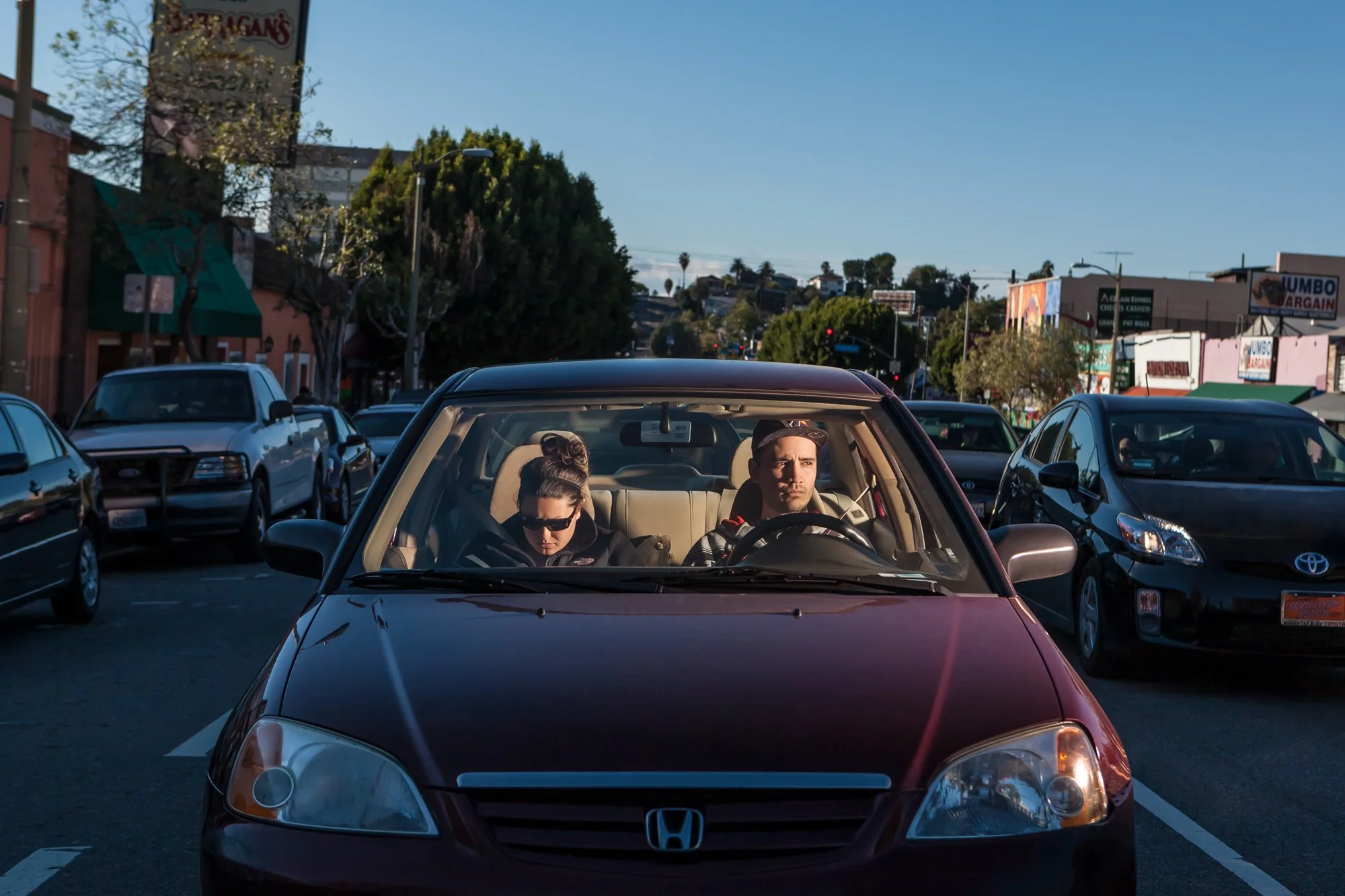 Burgundy Honda, Echo Park - 2010