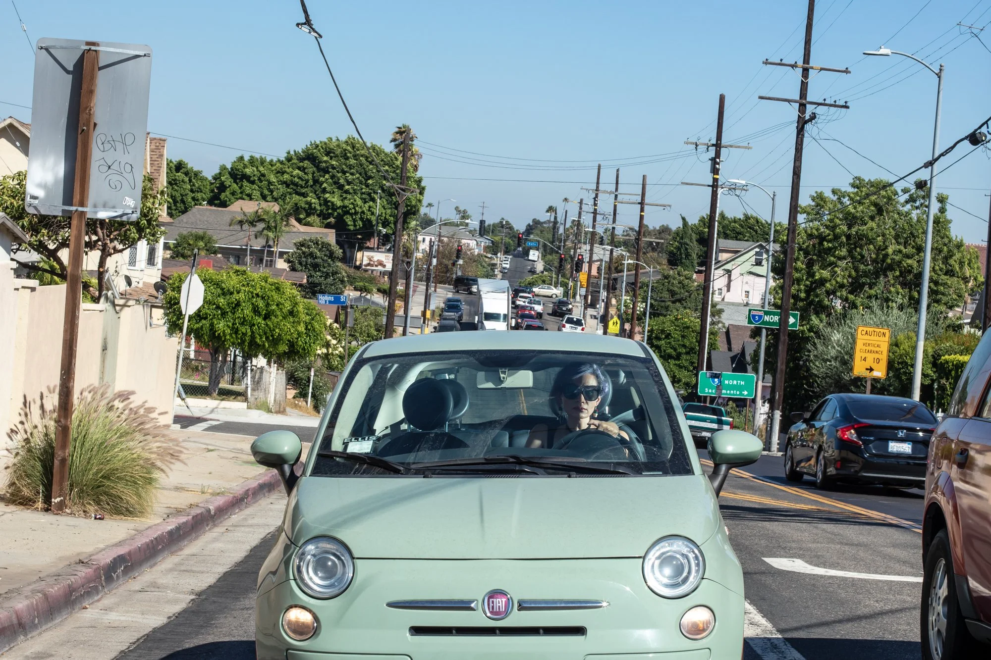 Teal Fiat, Boyle Heights - 2019
