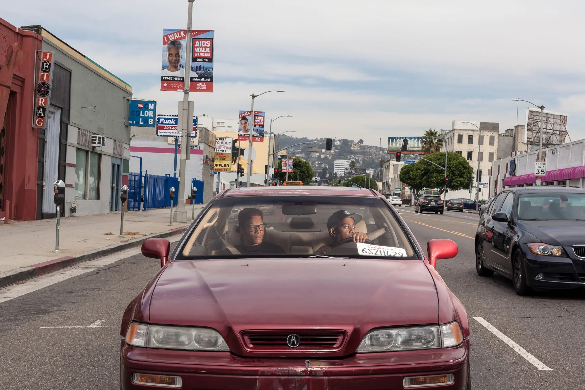 Red Acura, Hollywood - 2012