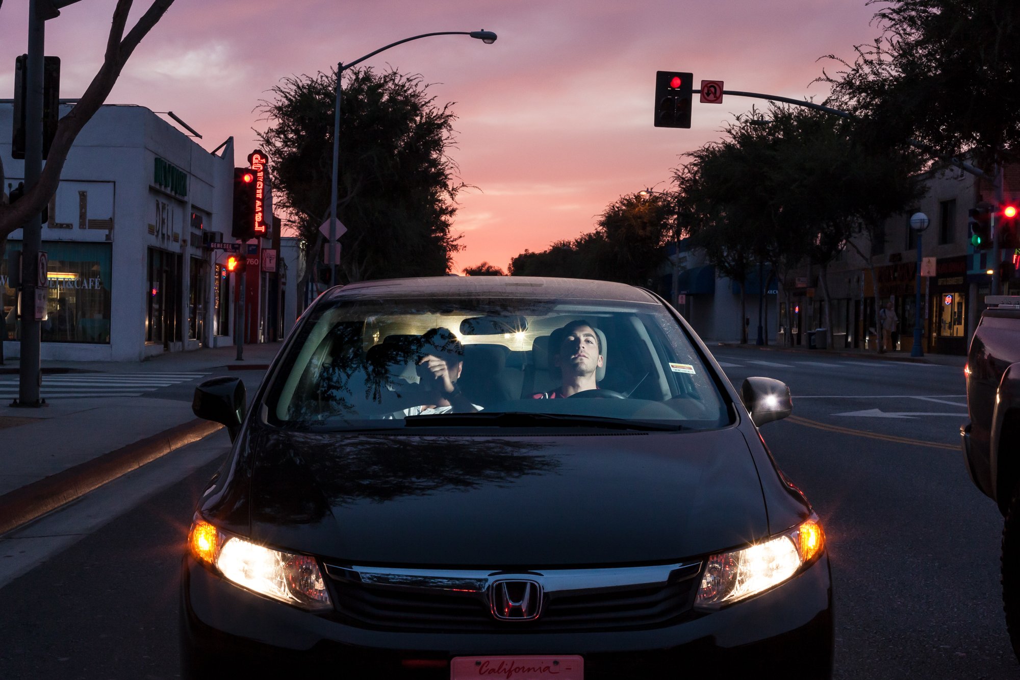 Black Honda, West Hollywood - 2012