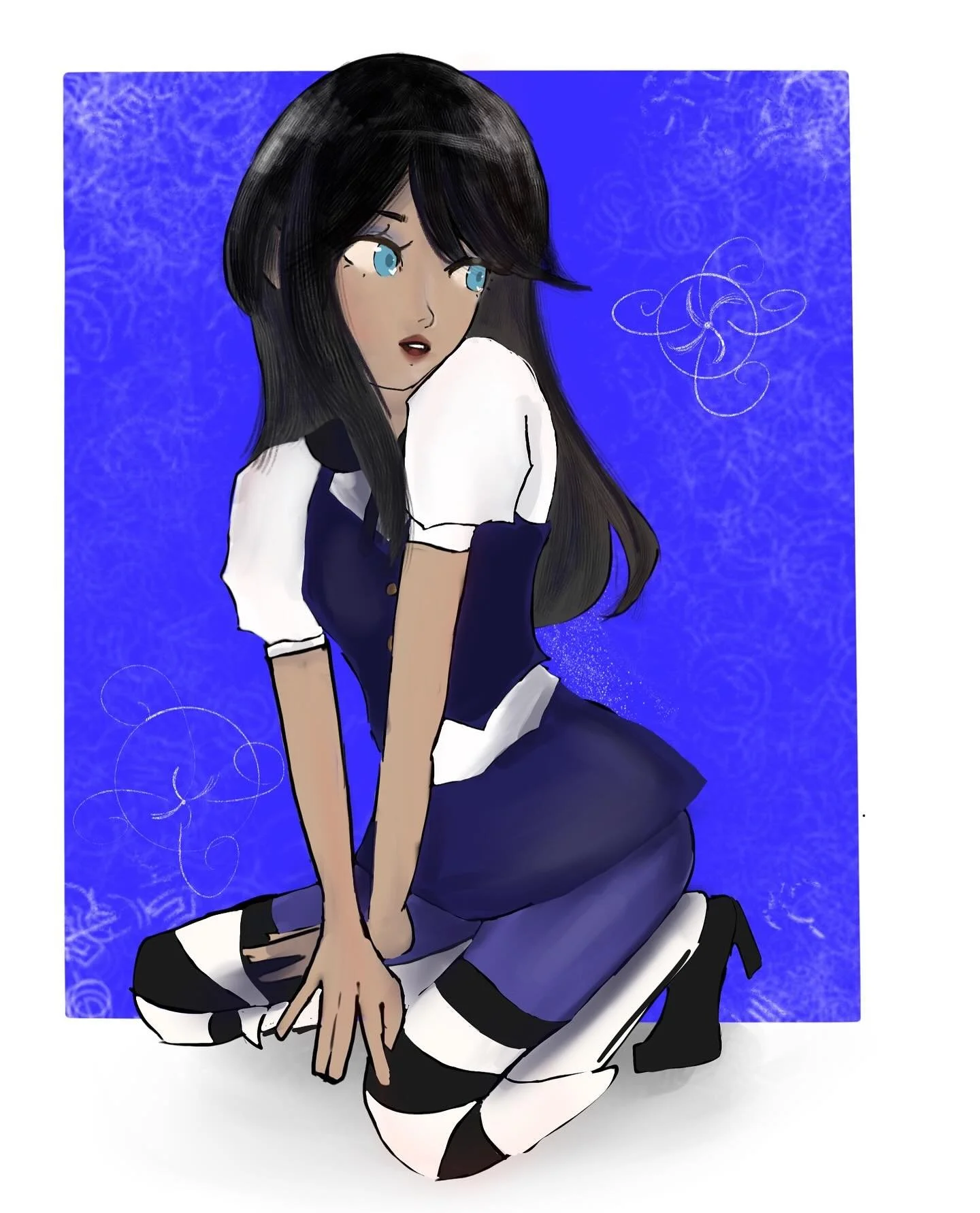 a bittersweet lil drawing of my first OC ever 🥹❄️
I use to play wizard101 so long ago and this girlie was the backbone to all my drawings !! 
hopefully one day I play again lol gaming is too expensive these days 
#art #artwork #artistoninstagram #wi