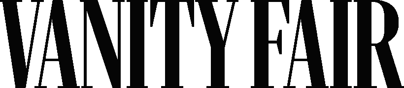 The image features the Vanity Fair logo in black text on a white background.