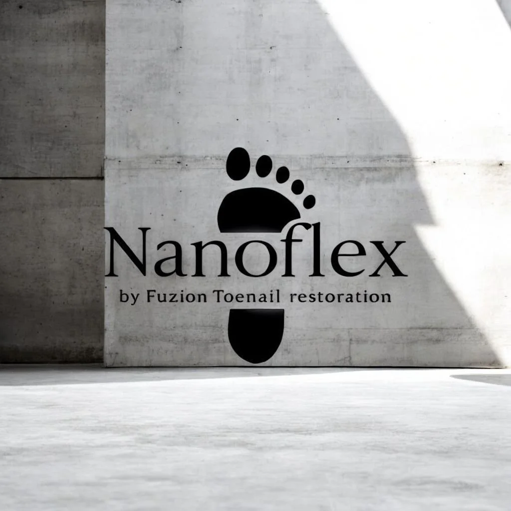NanoFlex toenail restoration system used for advanced toenail repair and medical-grade nail care in Sydney. NanoFlex toenail restoration system used for advanced toenail repair and medical-grade nail care in Sydney