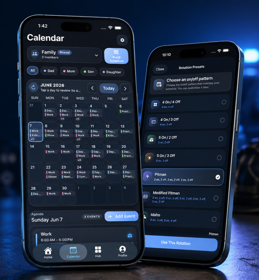 shift calendar & planner