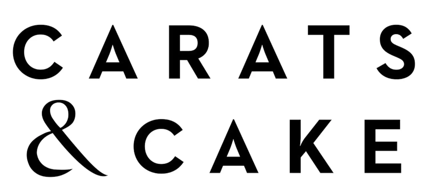 Text that reads 'CARS & CAKE' in bold black letters on a white background.