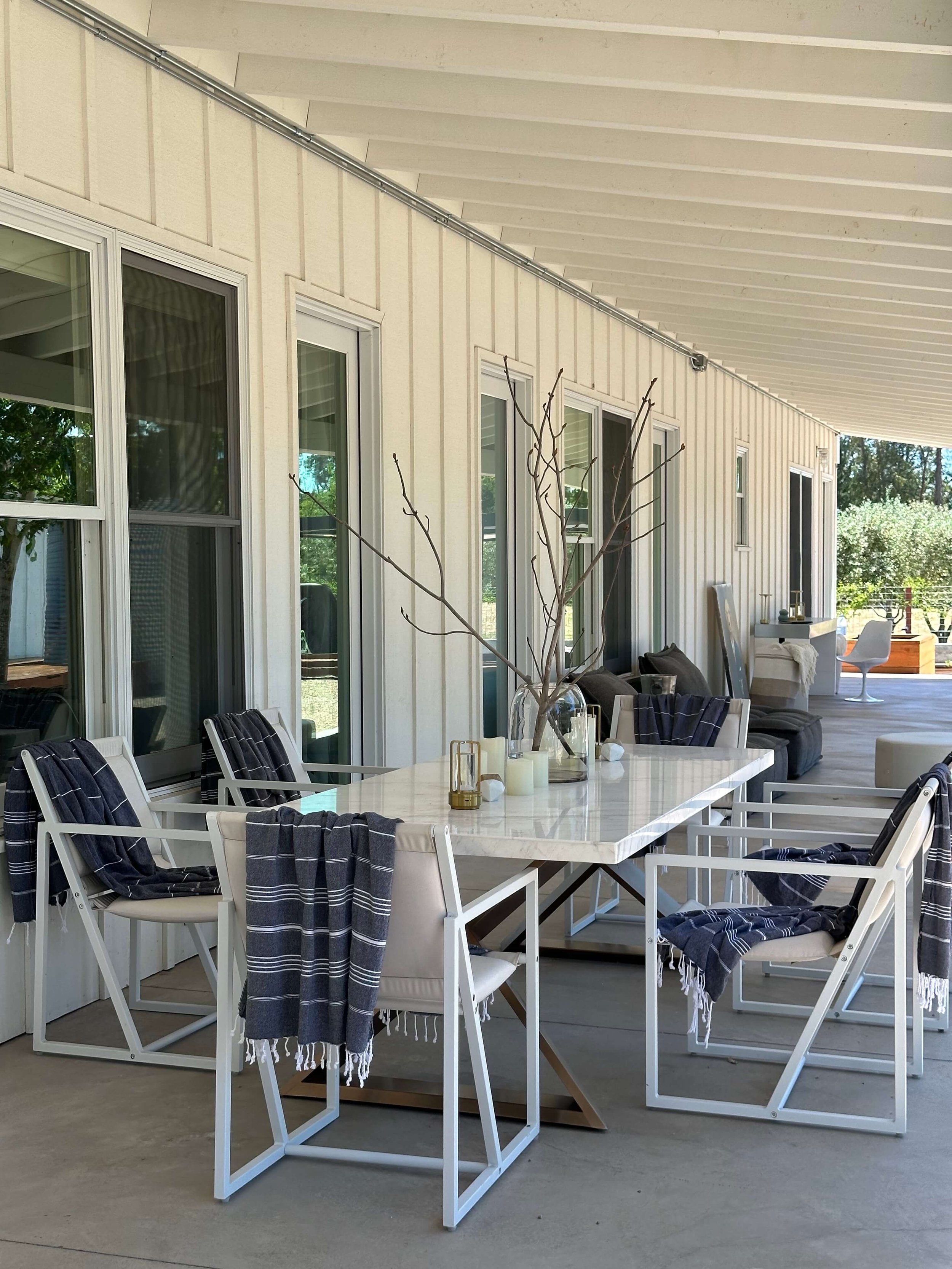 Pristine outdoor living area Hausthetic cleaning Pacific Heights