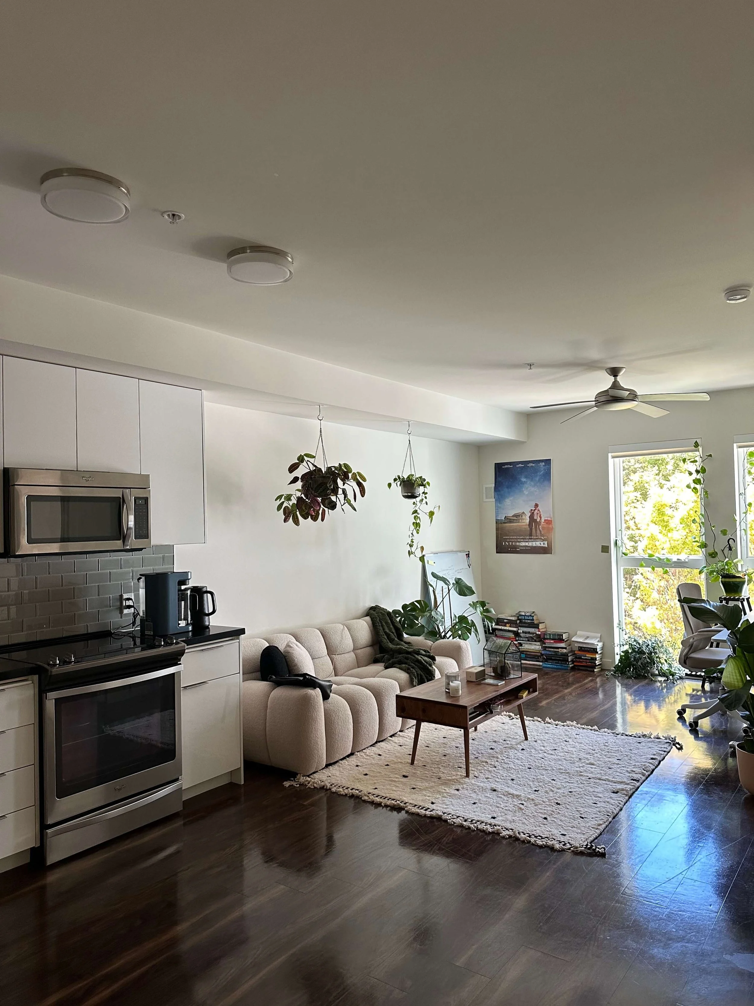 Pristine living room after Hausthetic professional cleaning San Francisco