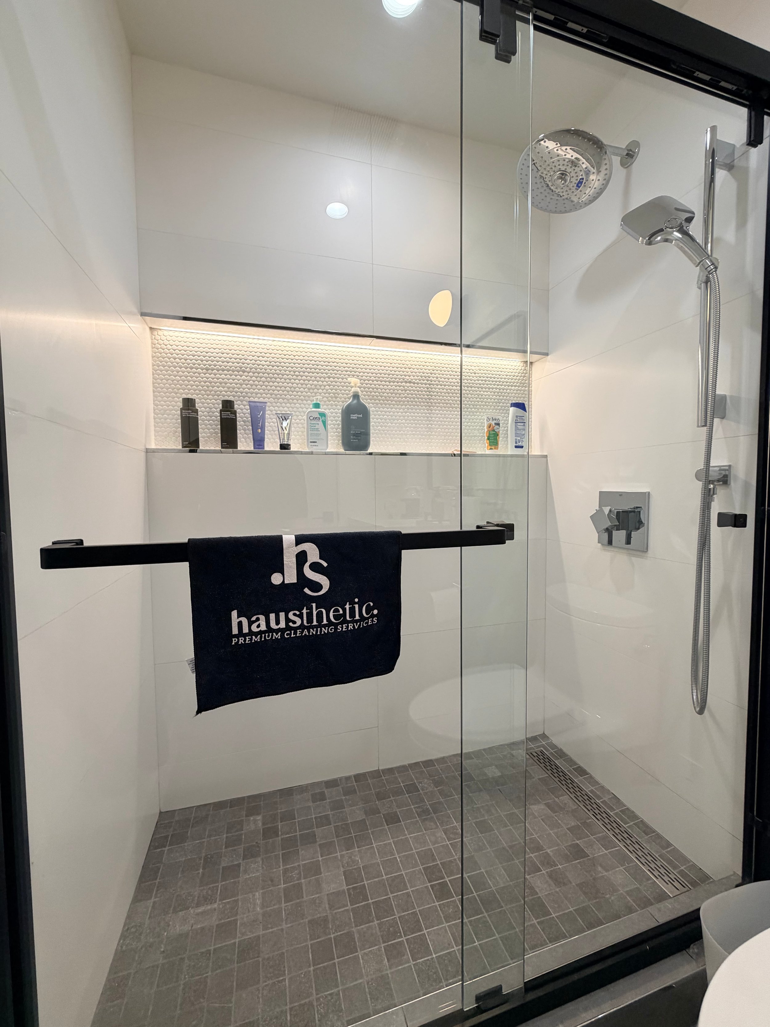 Deep cleaned bathroom with sanitized surfaces Hausthetic San Francisco