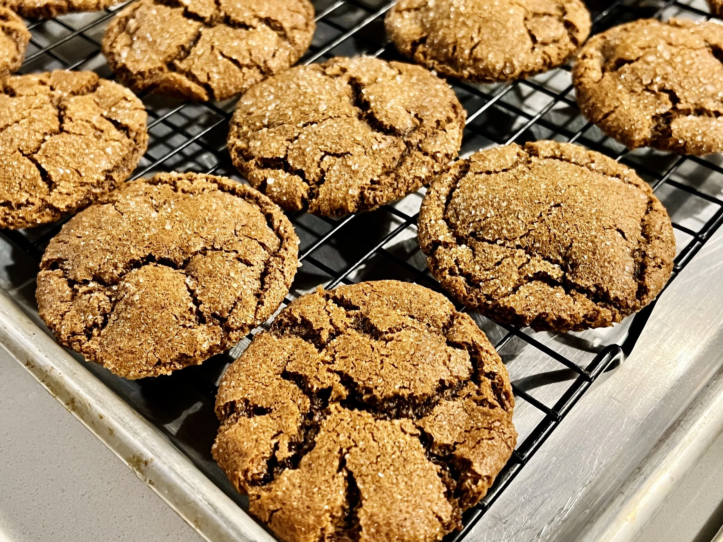 Chewy Molasses Spice Cookies