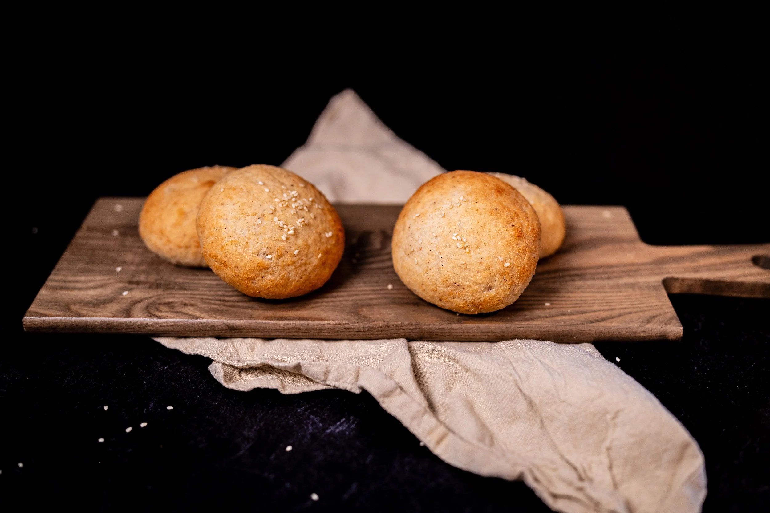 Vegan Burger Buns (pack of 4)