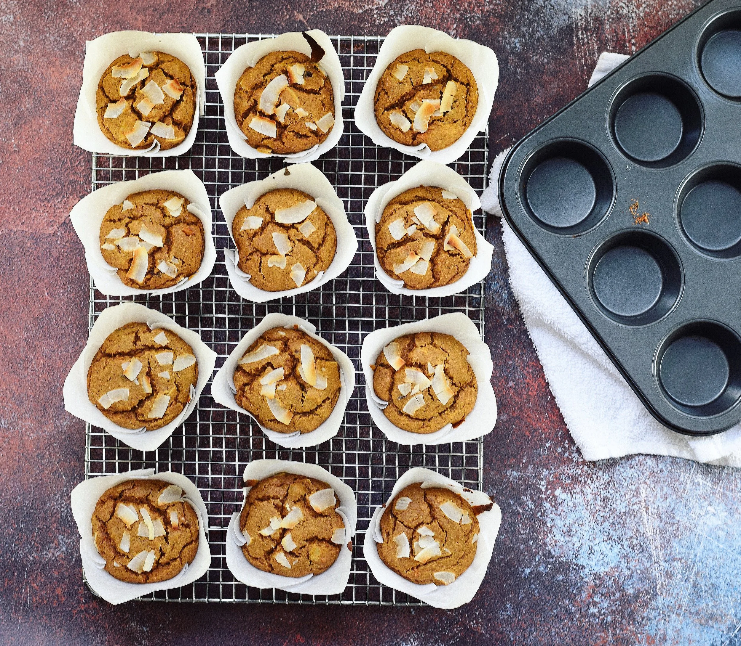 Grain-Free Tahini Sweet Potato Muffins