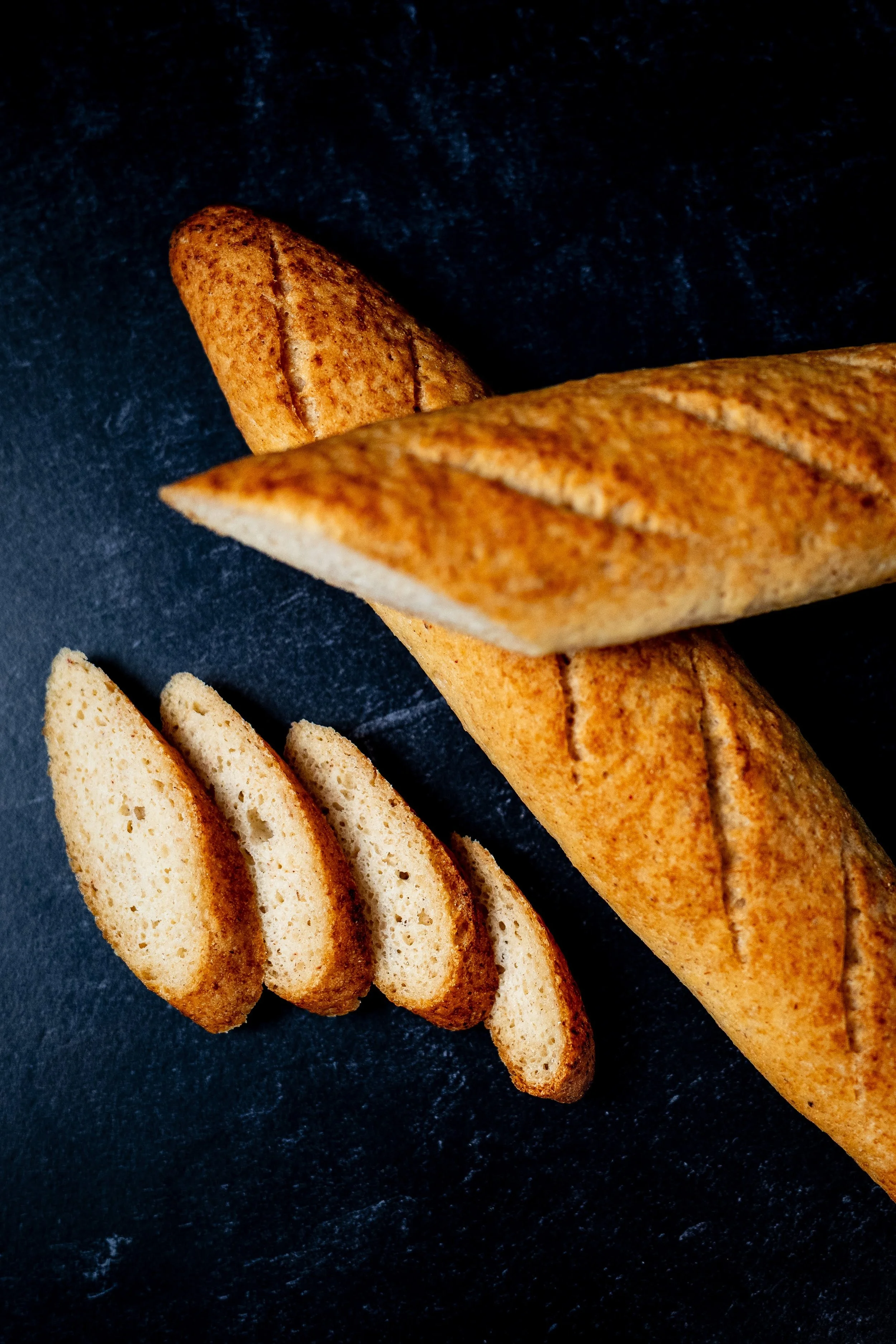 Cut Baguettes on Table.jpg