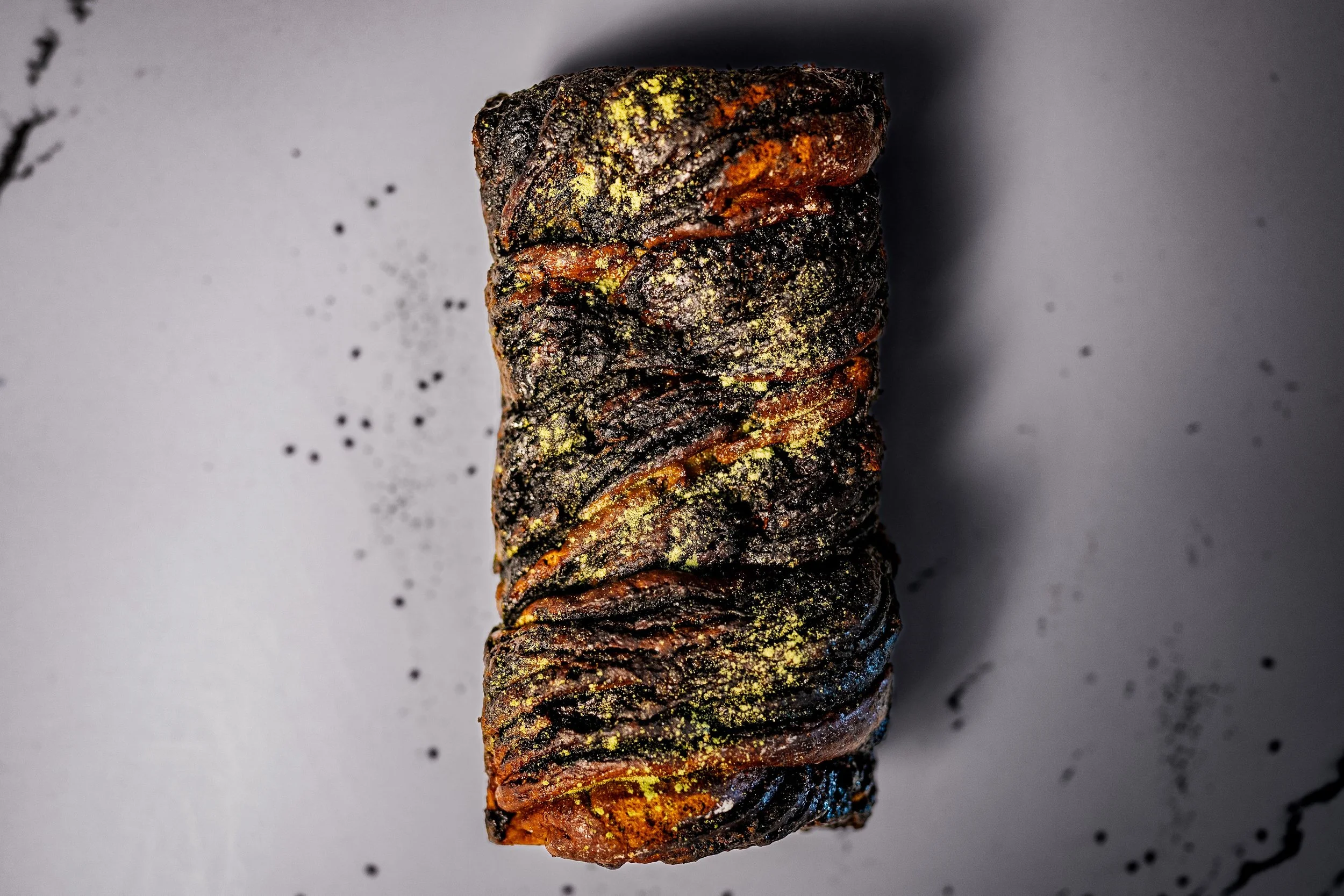 Matcha Black Sesame Babka
