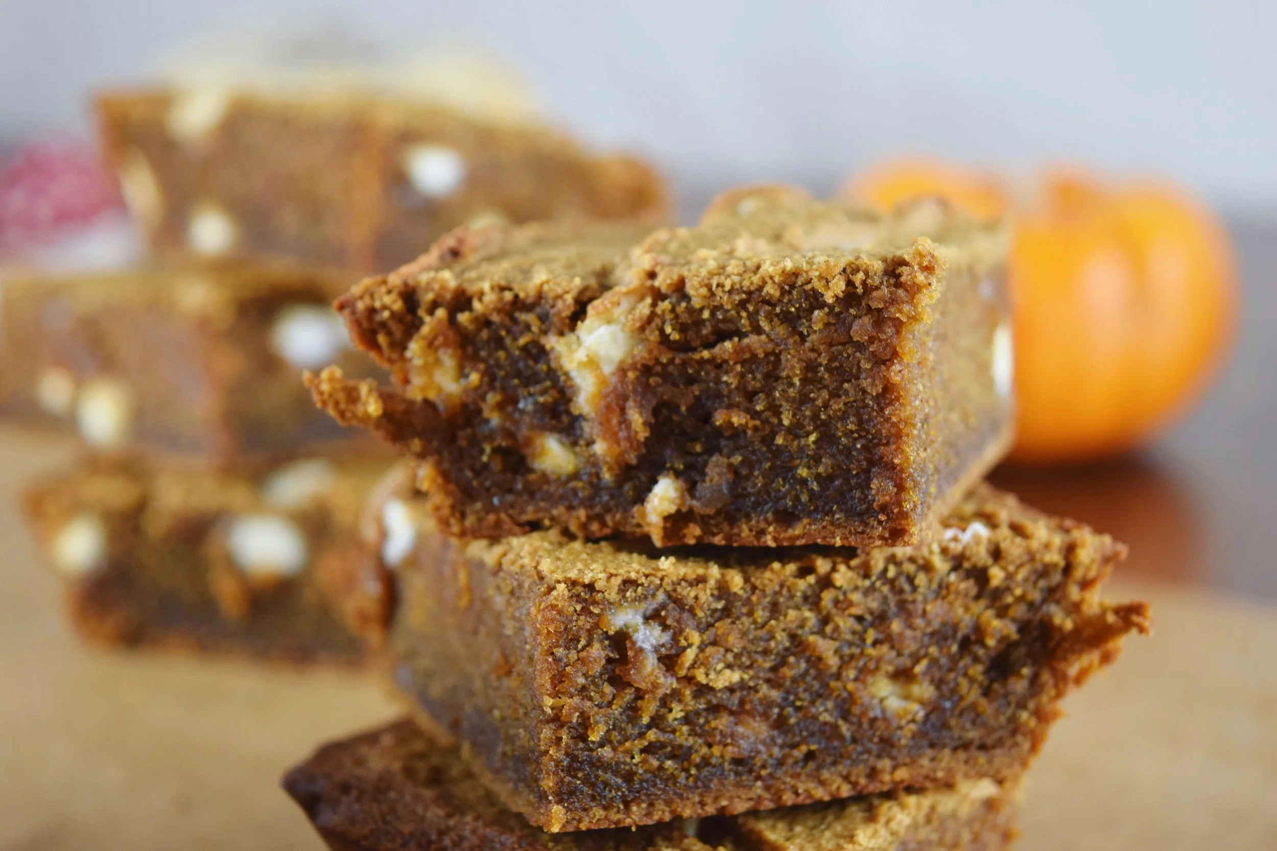 Grain Free Pumpkin Blondie Stack.JPG