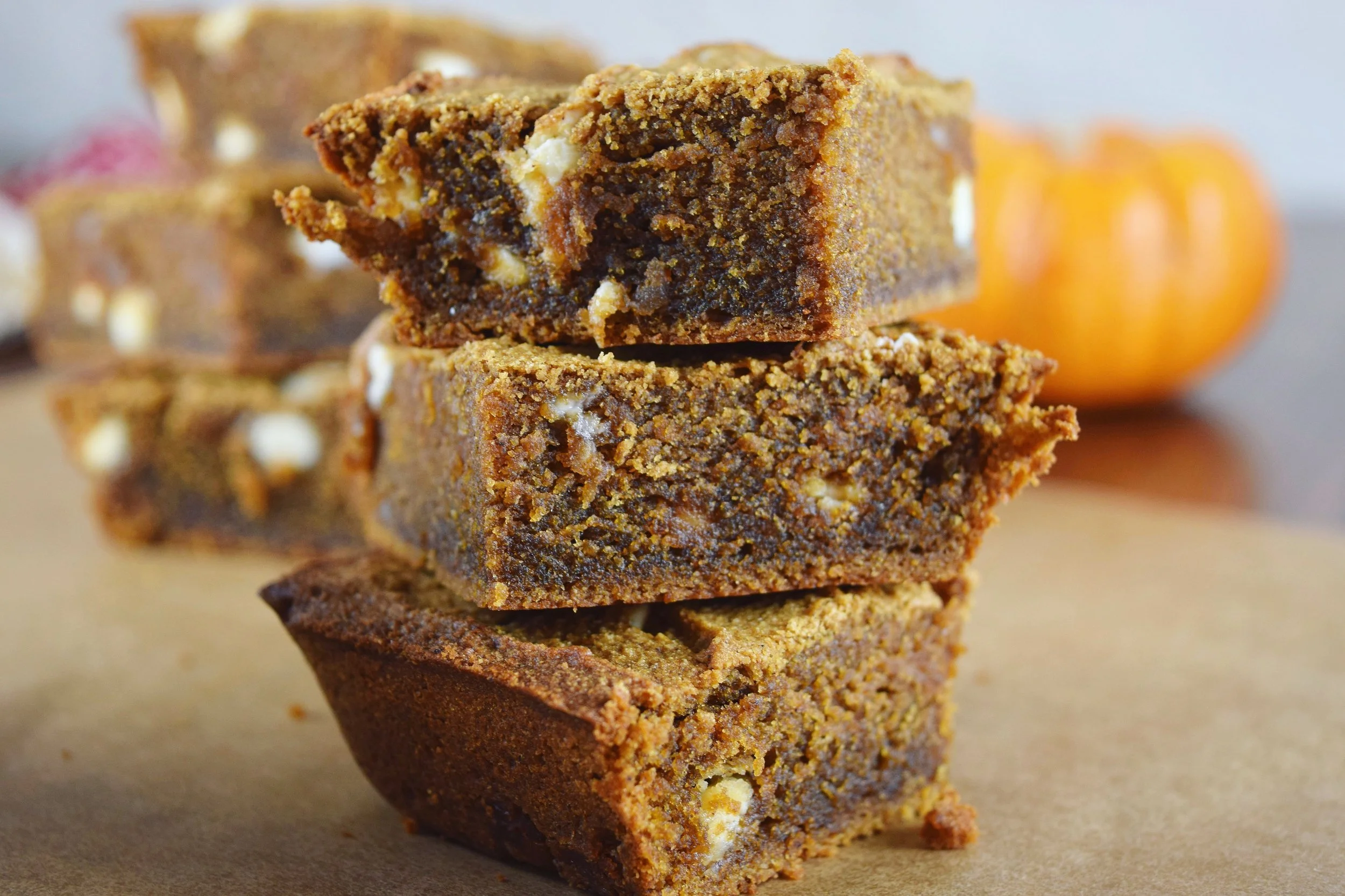 Grain Free Pumpkin Blondie Stack 2.JPG