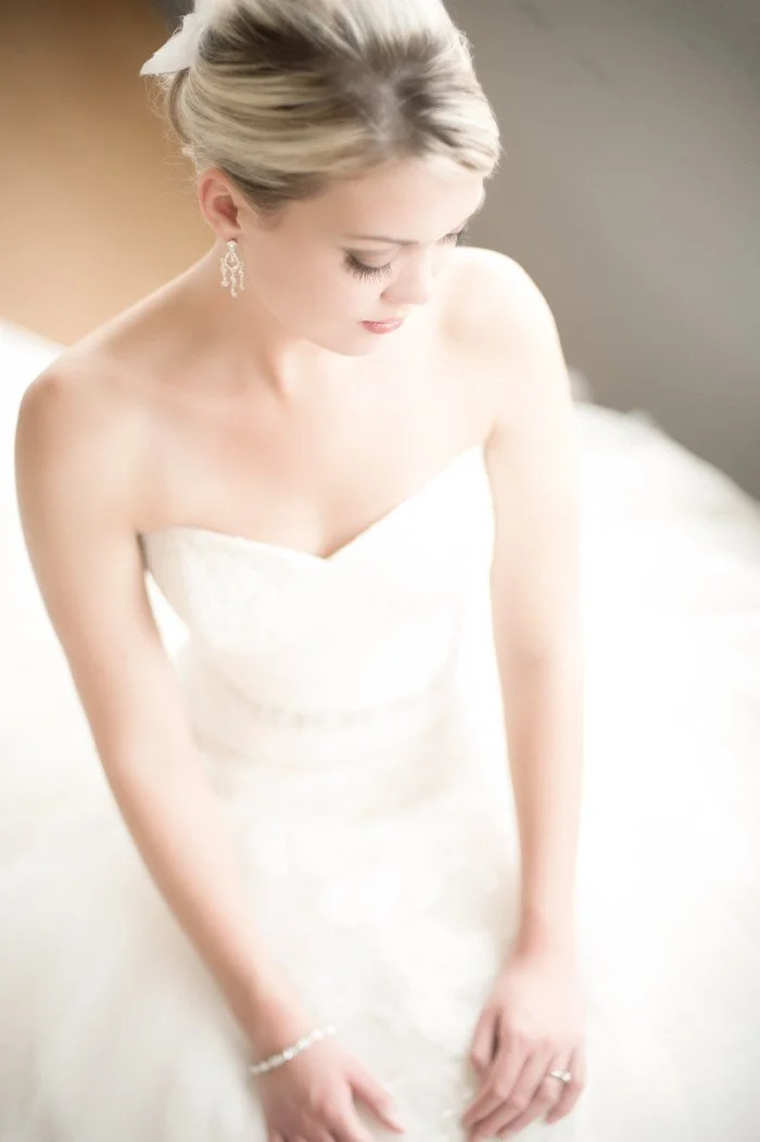 Clean, airy style bridal photo - Wedding hair and makeup done by Terri Reece Studios