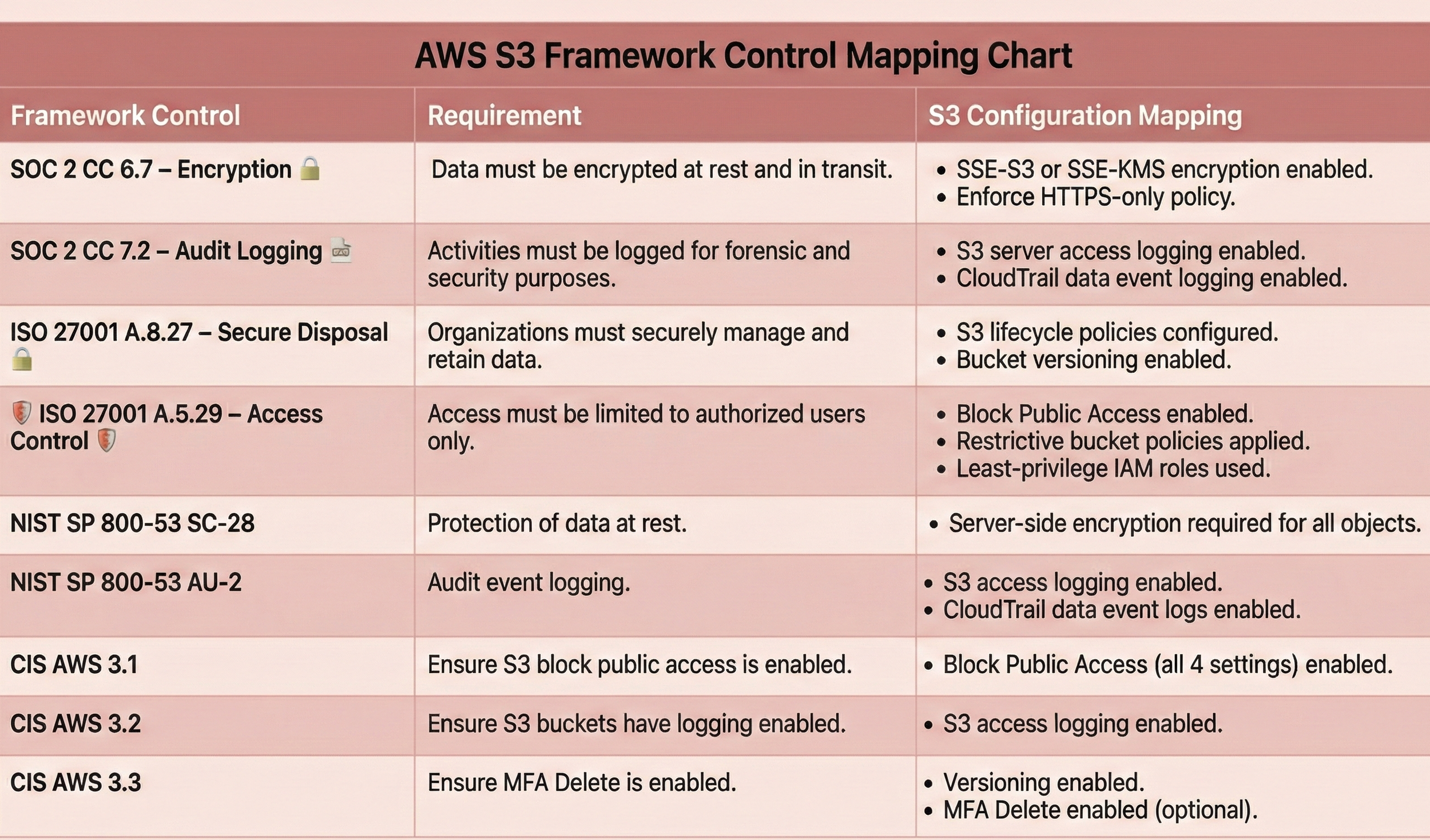 Adarian Dewberry IaC s3 control map