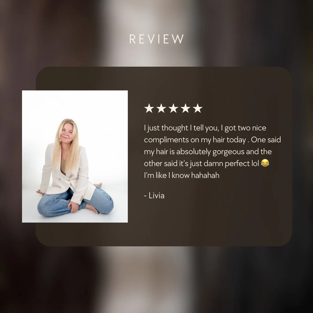 Nothing makes me happier than your kind words! 
Thank you for trusting me with your hair 🤍

#yychair #calgaryhairextensions #ktipextensionscalgary #keratinextensionscalgary #yycbeauty