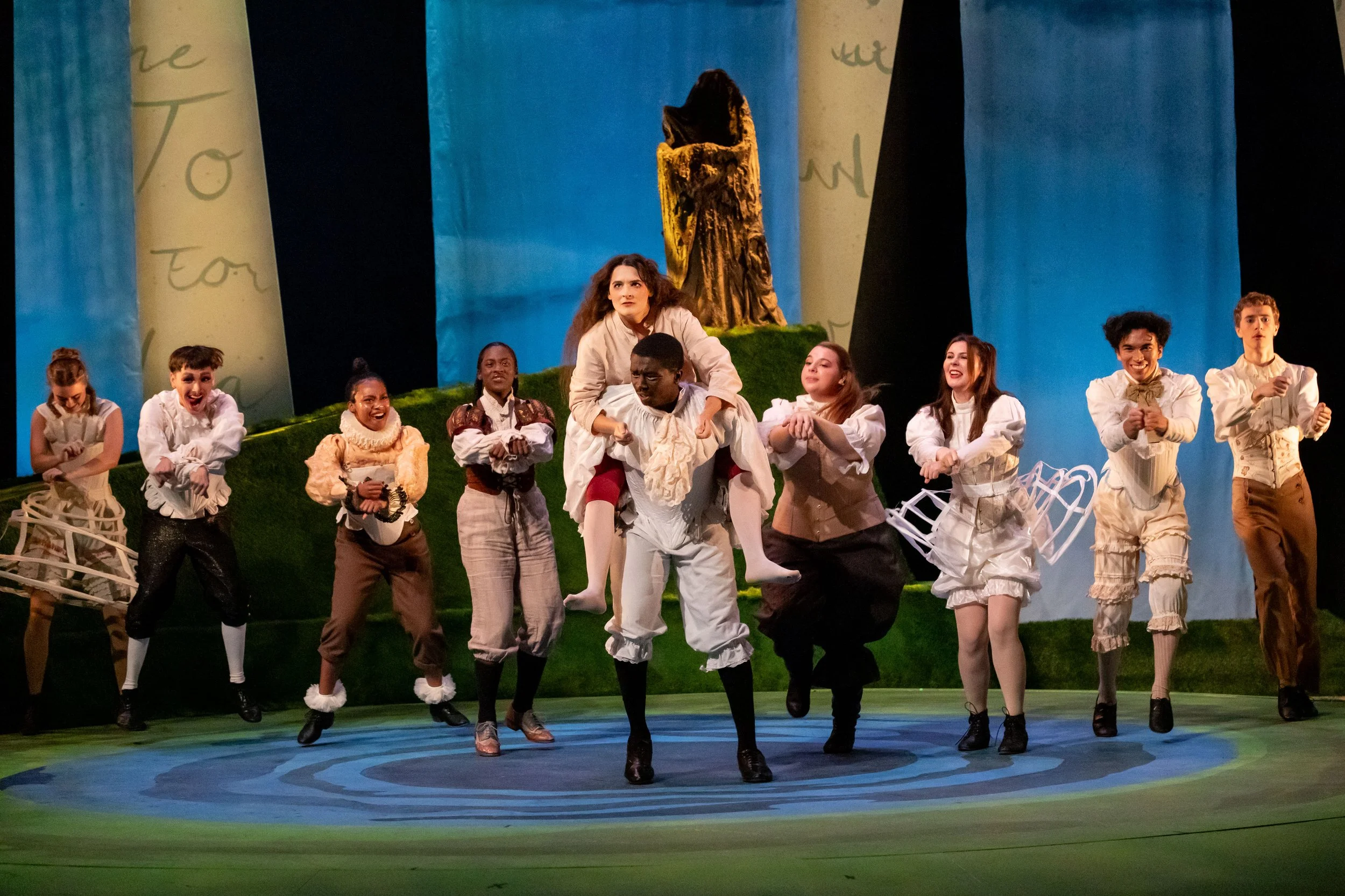 "The oak tree was the back of a great horse that he was riding..."