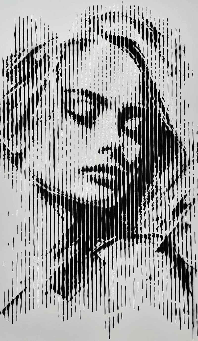 asko art monochrome faces 120x70cm expressive lines modern painting .jpg