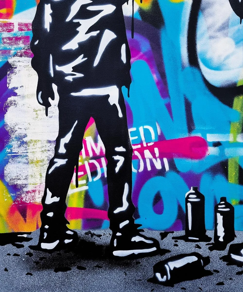 asko art 2 vandals couple street art graffiti painting on canvas 7.jpg