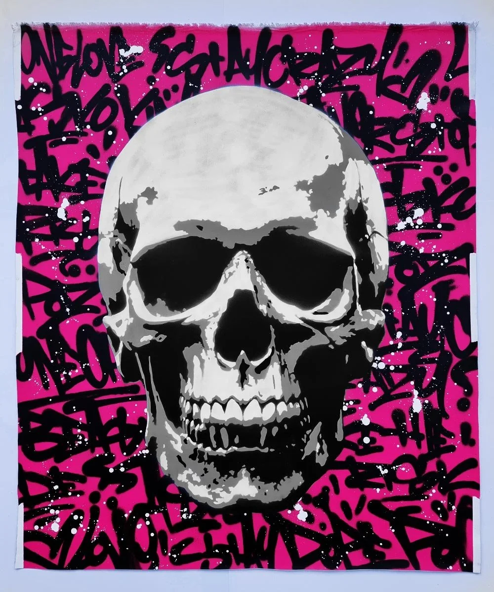 asko art skull pink graffiti stencil art .jpg