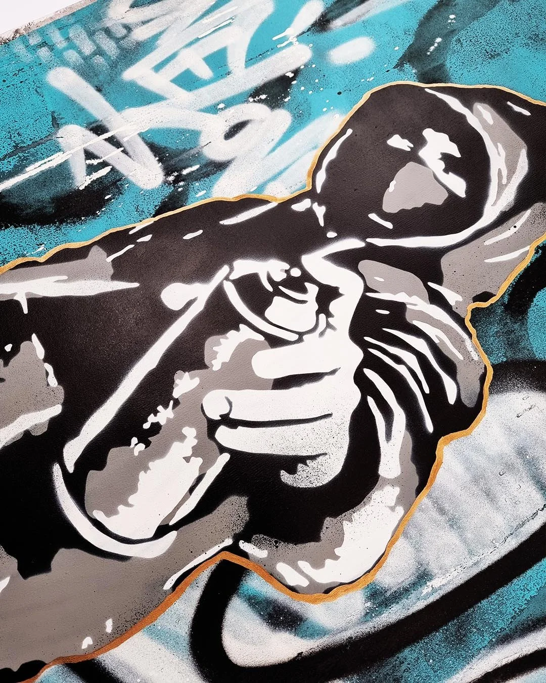 asko art vandal street art stencil graffiti painting5.jpg