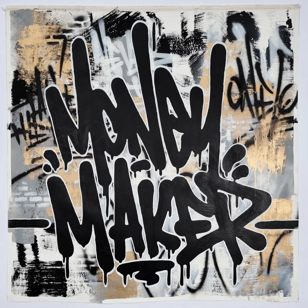 Money Maker asko Art 100x100 CM quote artwork .jpg