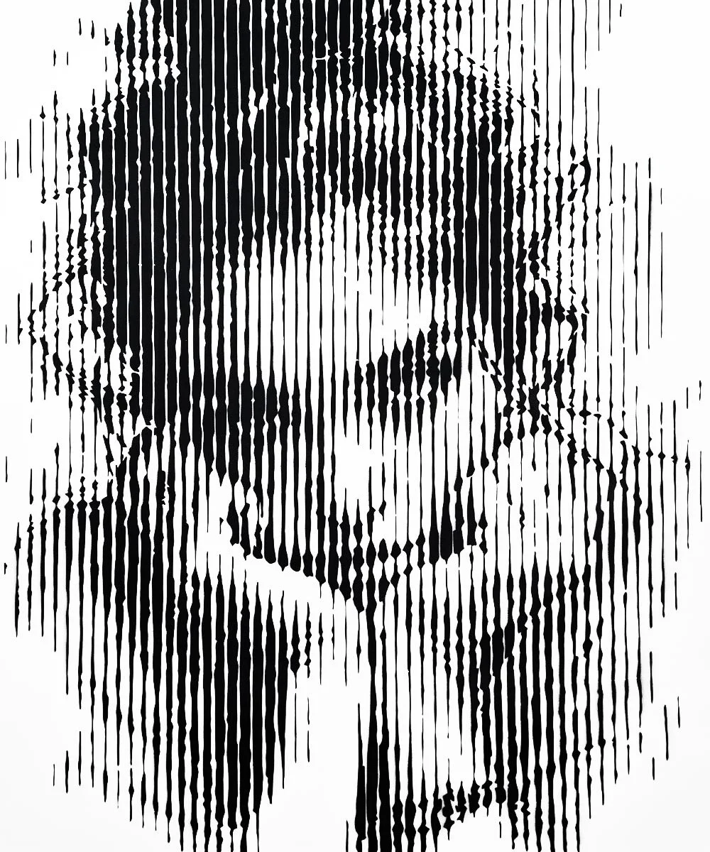 monochrome faces expressive lines 120x100 cm asko art painting .jpg