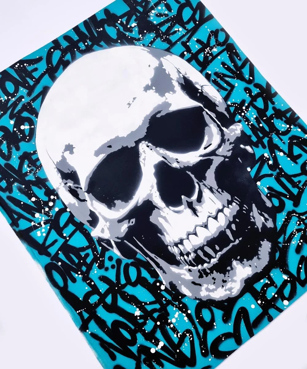 skull cyan blue asko art street art graffiti painting 120x100 cm5.jpg