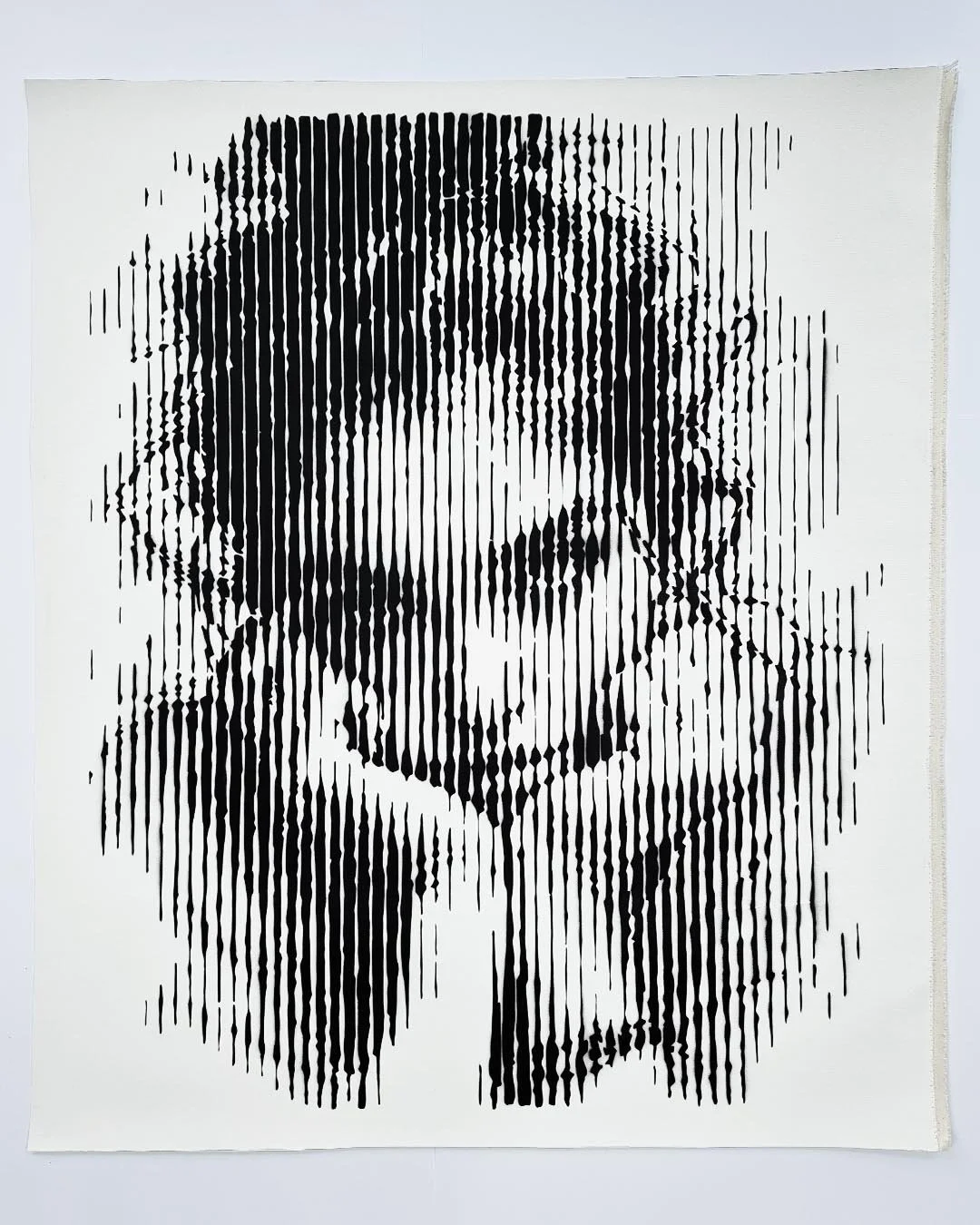 monochrome faces expressive lines 120x100 cm asko art painting 1.jpg