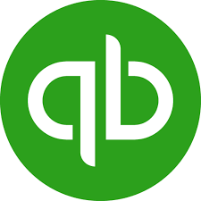 QuickBooks logo with a green circular background and white lowercase 'qb' initials.