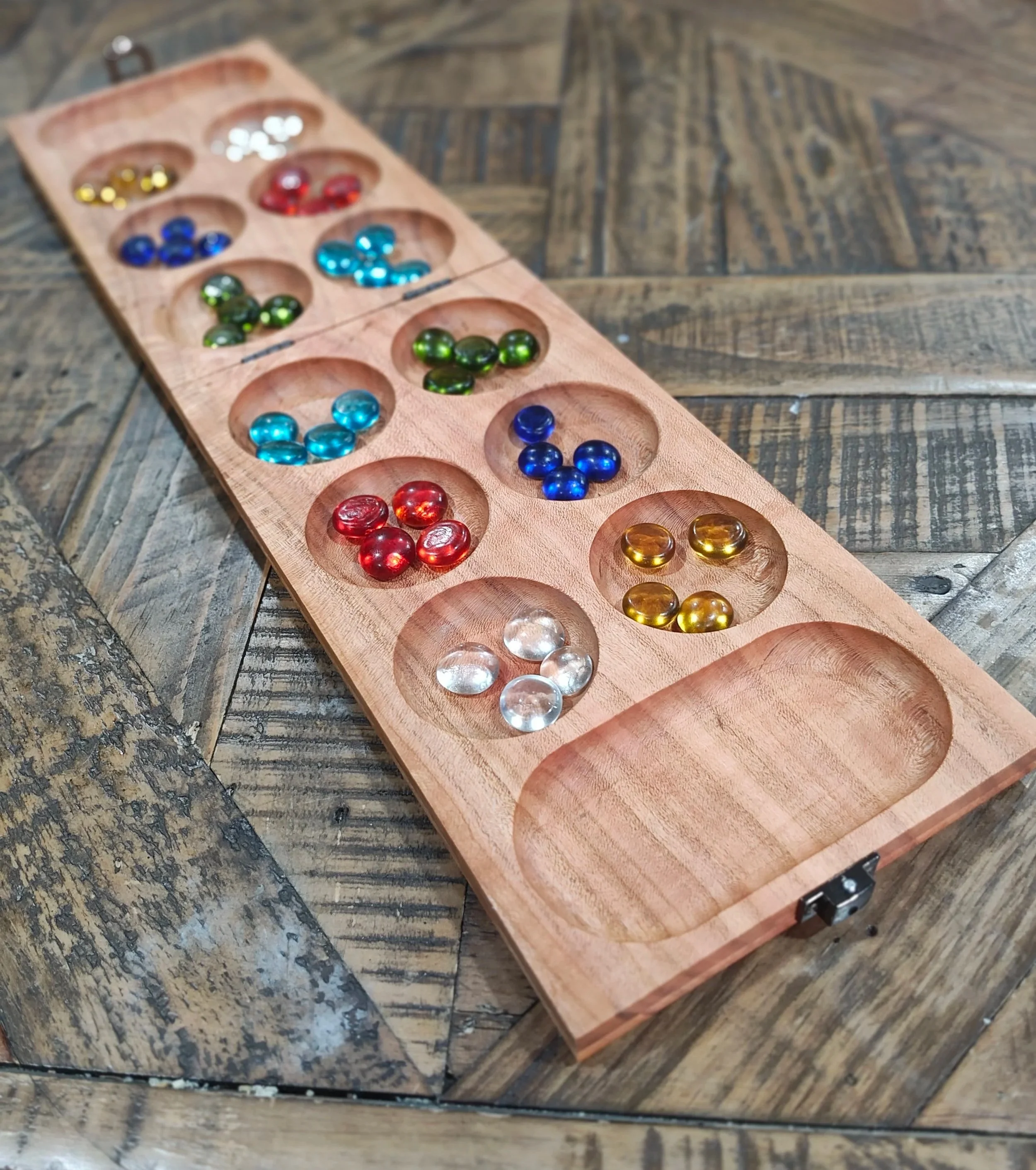 Hardwood Mancala Board