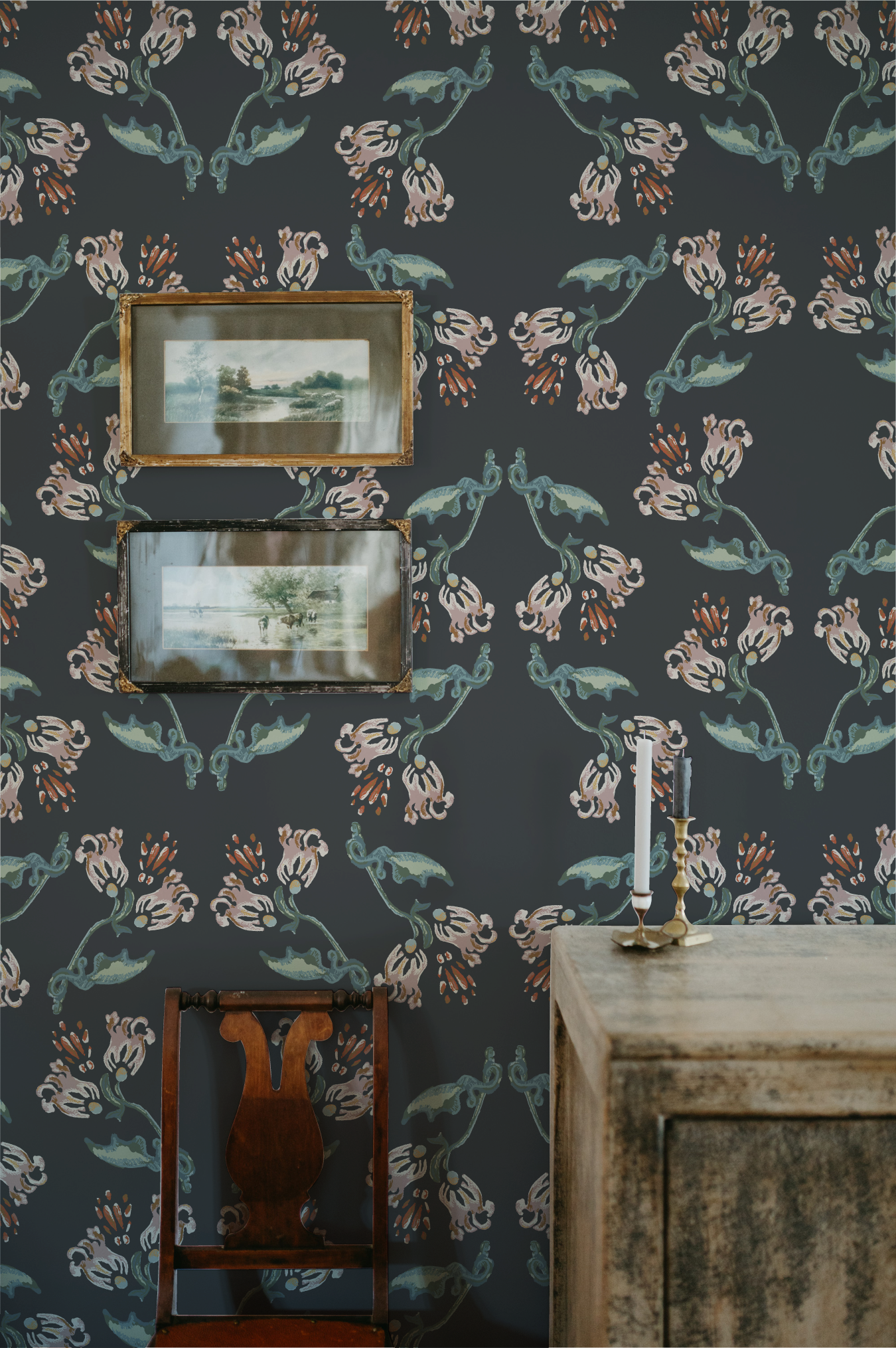 floral repeating pattern by Ellie Day Studio