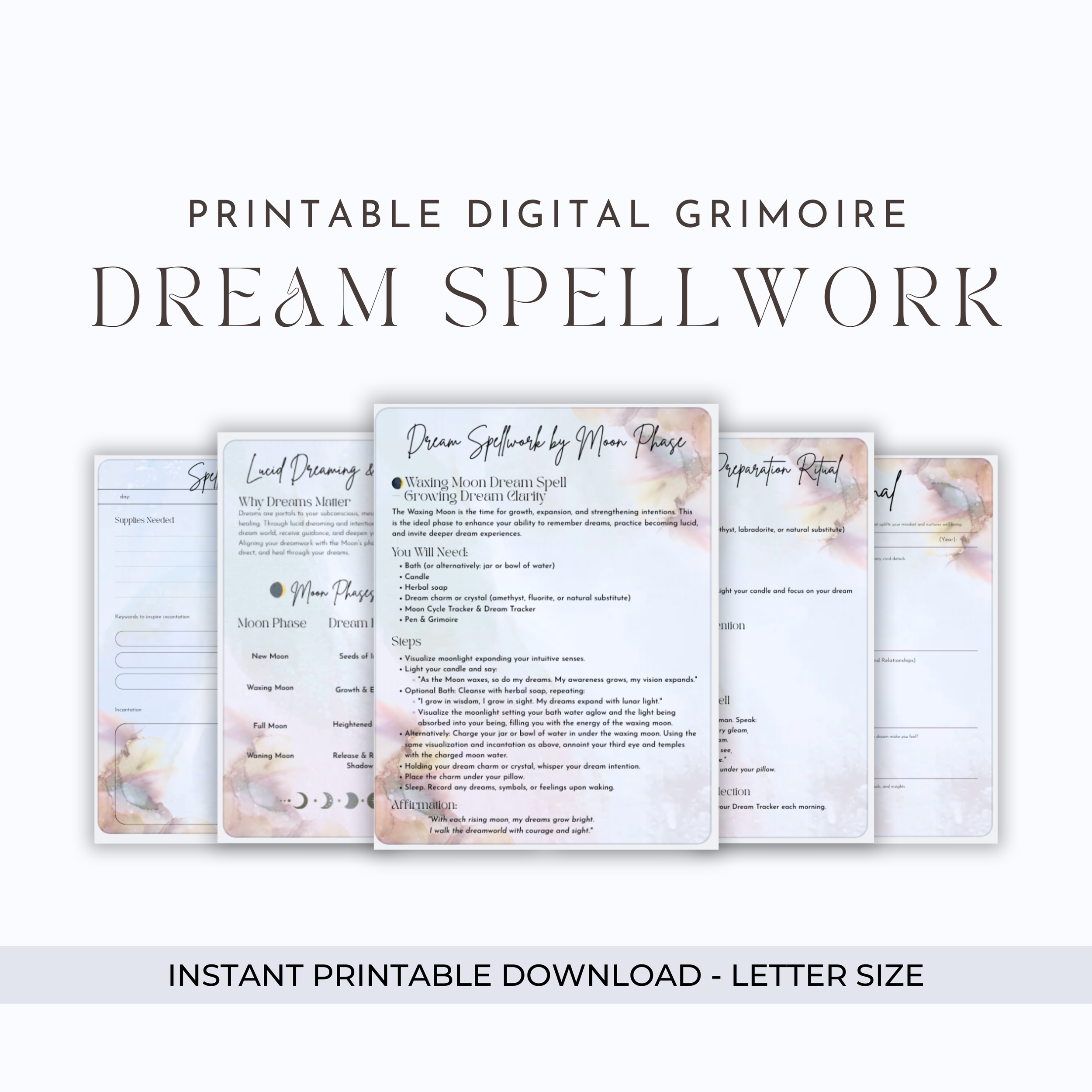 Dream Spellwork Grimoire