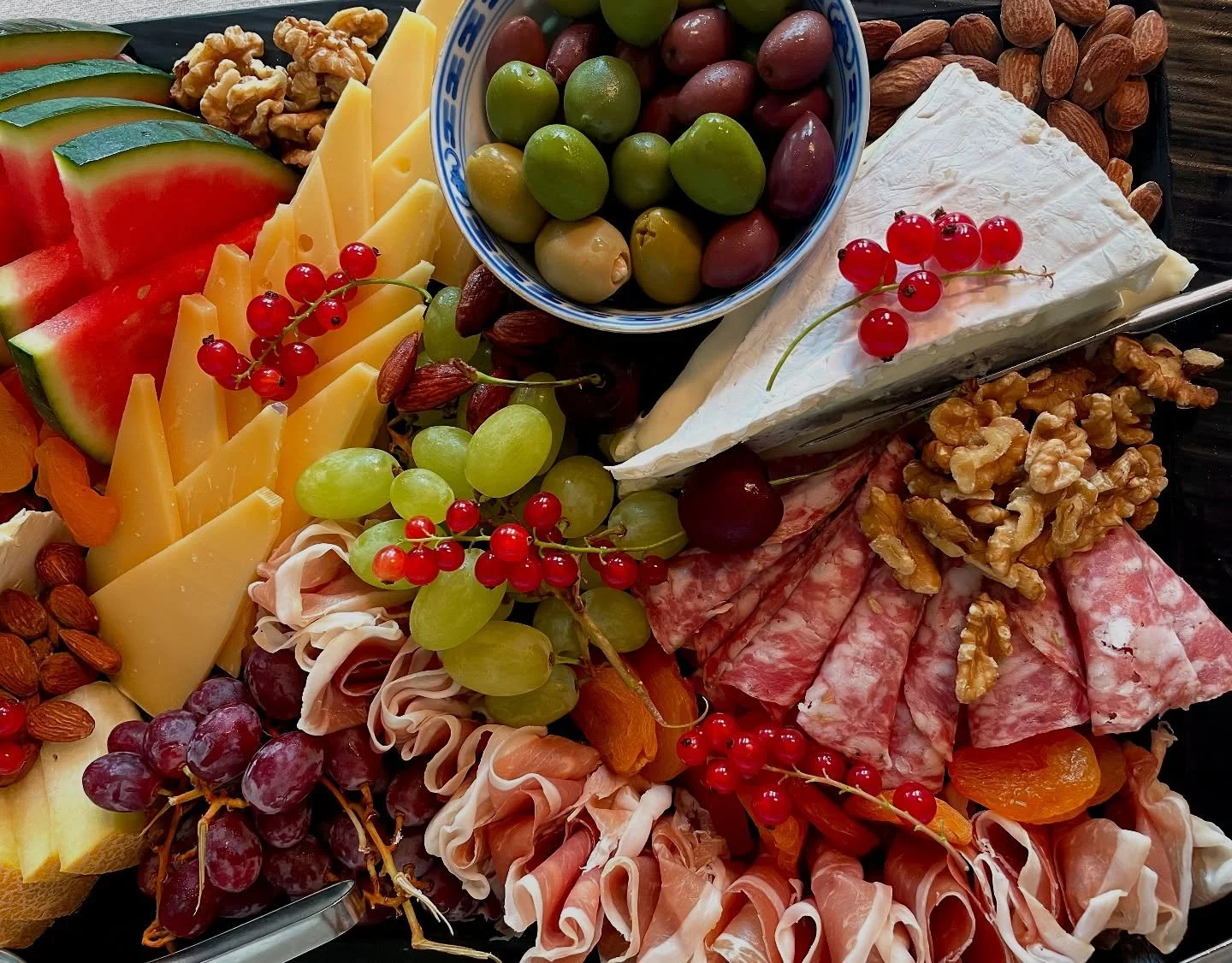 Freshly picked Danish redcurrants certainly made this grazing table pop with colour 👌🏼
This was also Tipsy Table&rsquo;s first overseas event and what a joy it was !

Taking bookings for South Coast weddings and events in 25/26 🫶🏼
DM for more inf