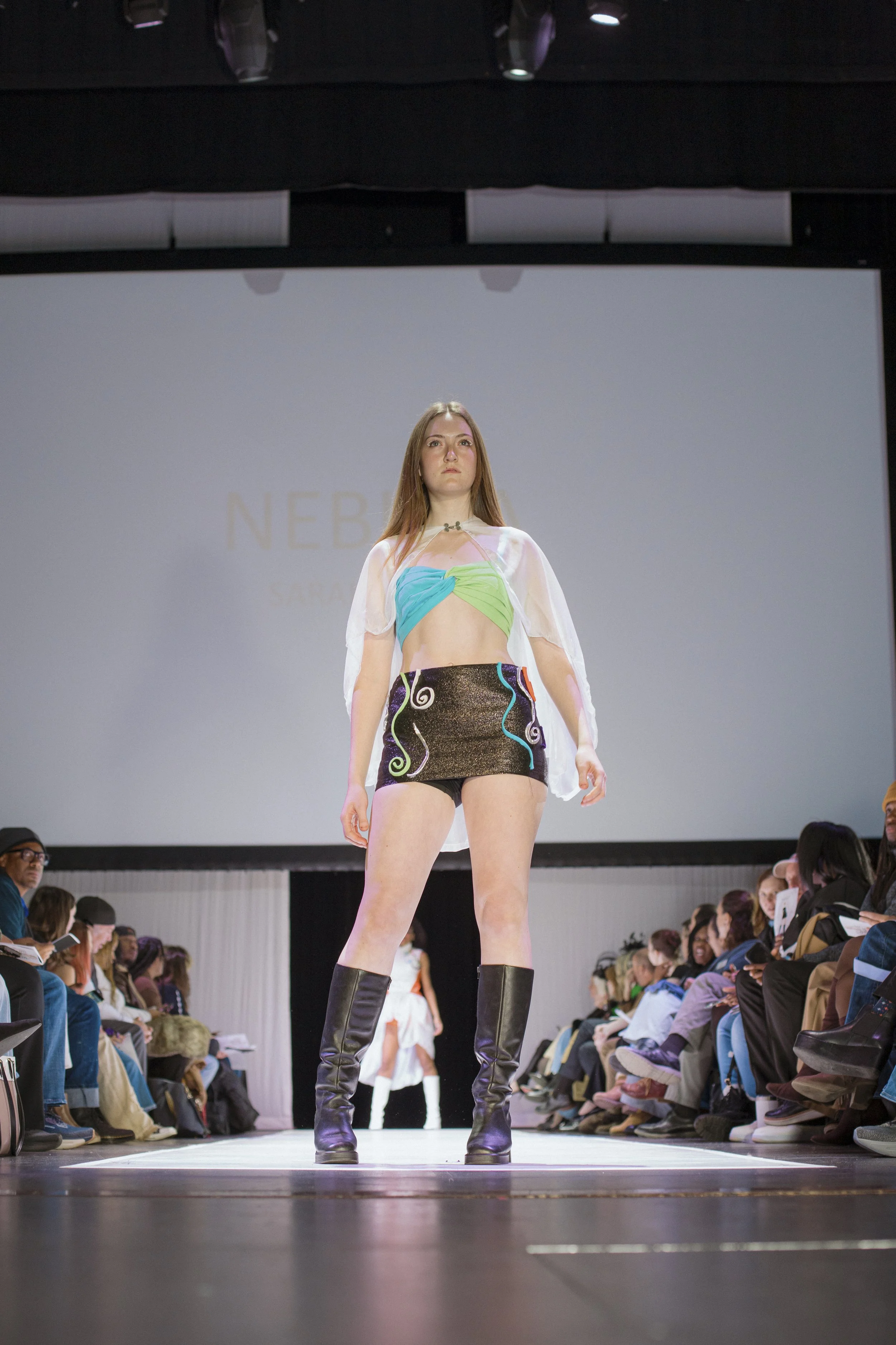 Client custom outfit featuring tailored fit and detailed construction