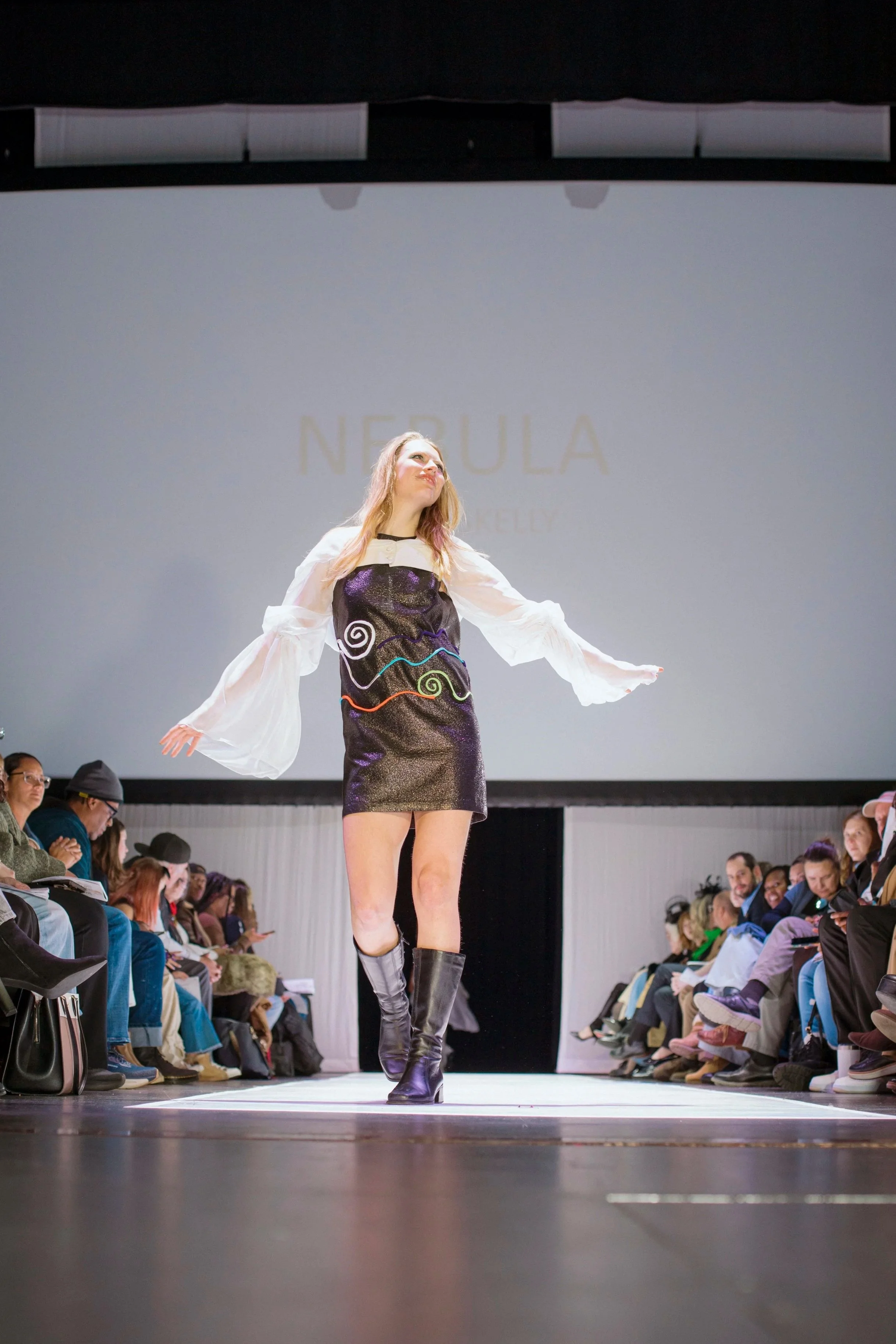 Custom made garment designed by Sarah Skelly in St Louis